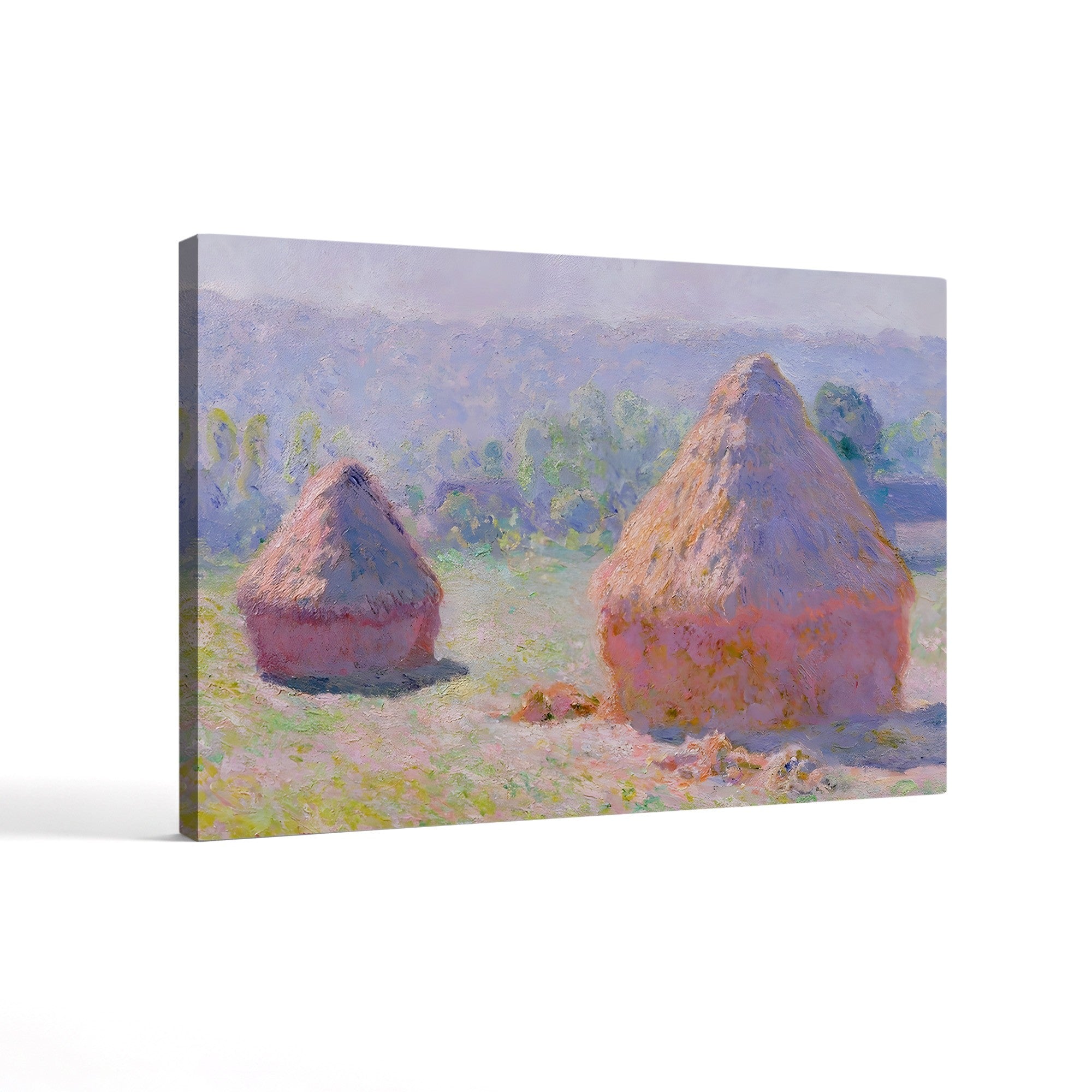 Grainstacks at the End of Summer, Morning Effect, 1891 – Claude Monet Wall Art | Impressionist Series Print