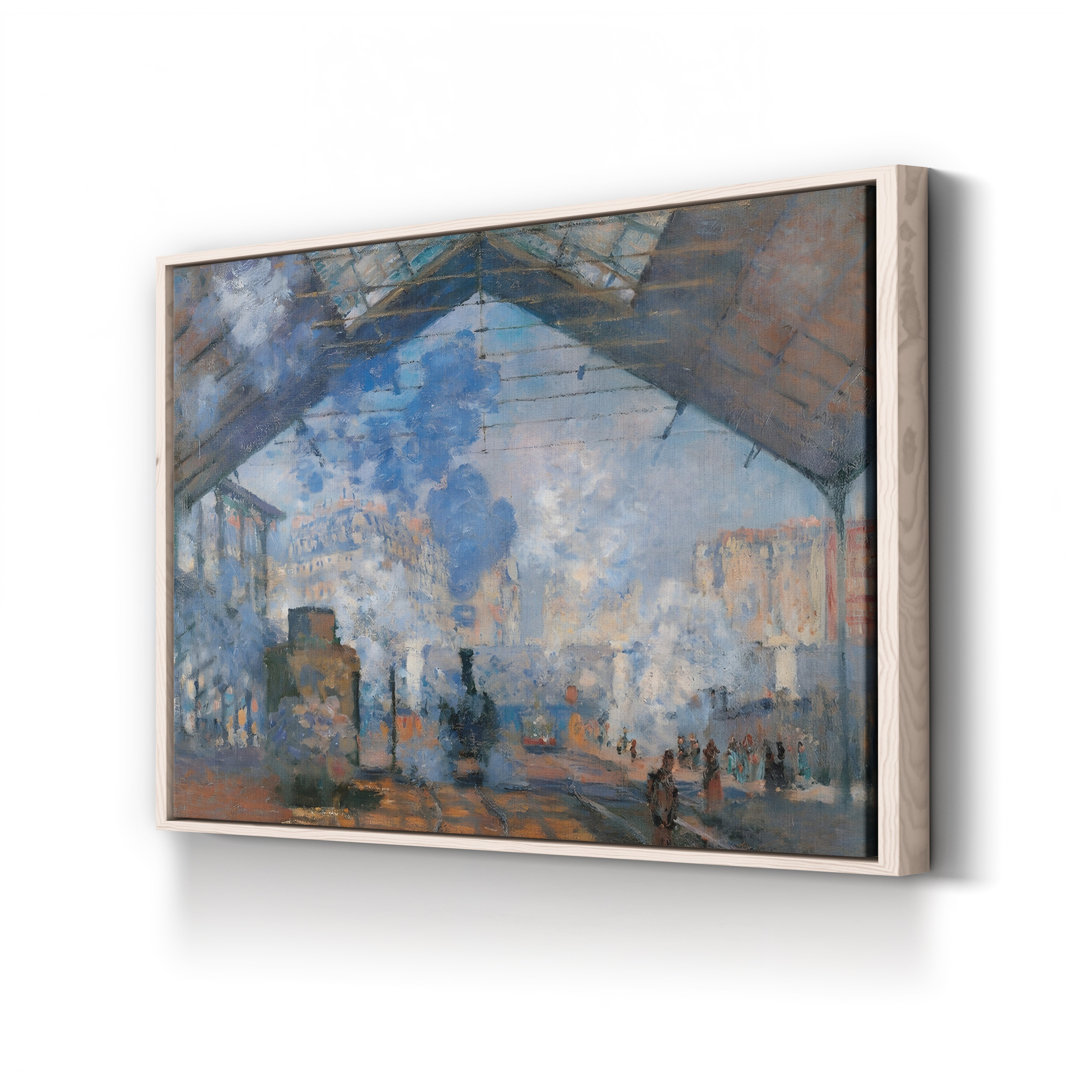 The Saint-Lazare Station (La Gare Saint-Lazare), 1877 by Claude Monet