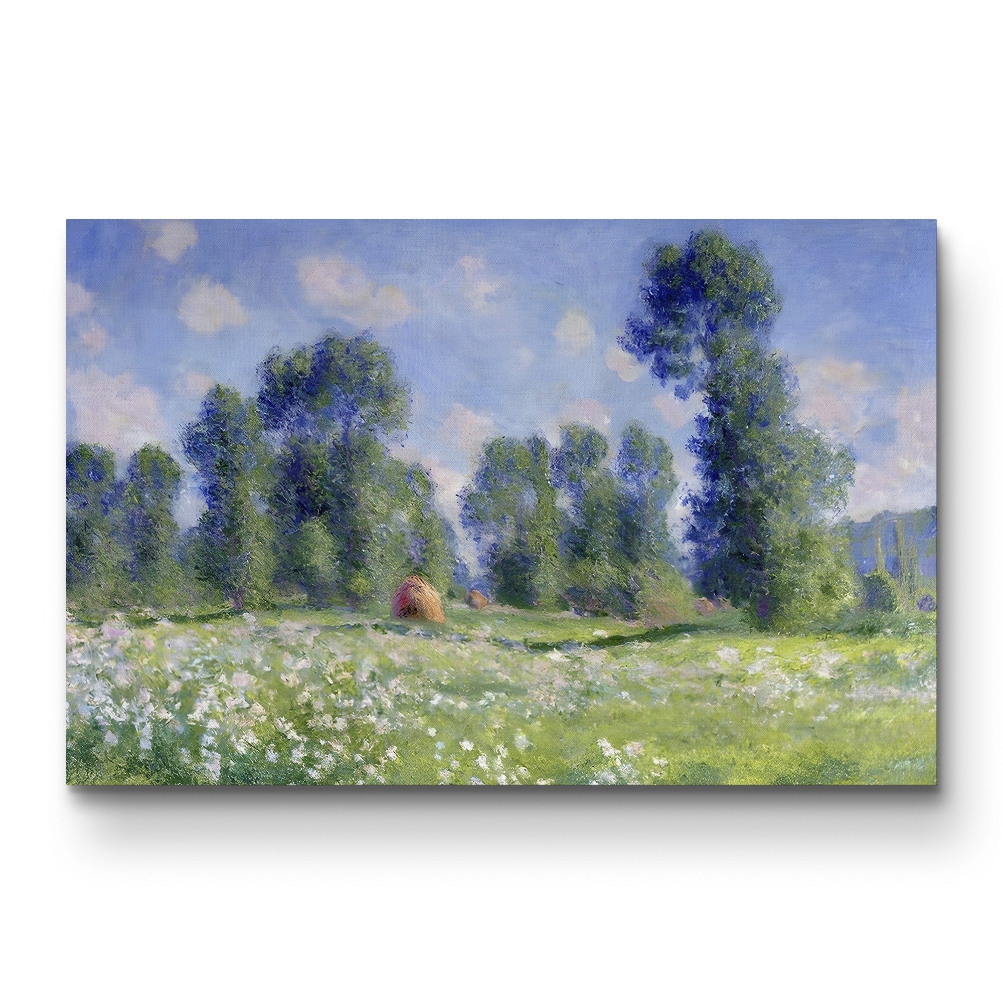 Effect of Spring, Giverny, 1890 – Claude Monet Wall Art | Impressionist Landscape Canvas Print