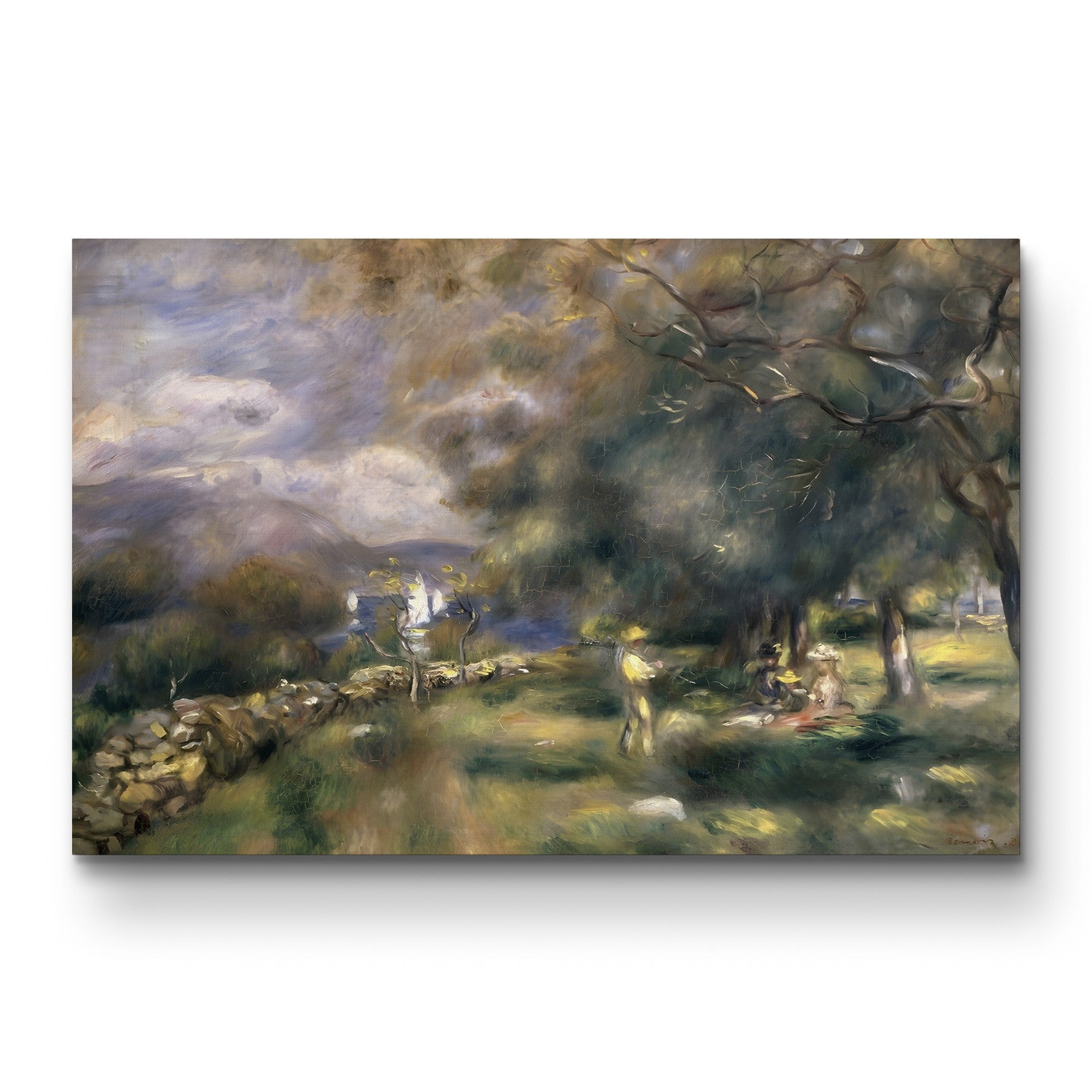 Peninsula of Saint Jean, 1888 – Renoir Wall Art | Impressionist Canvas