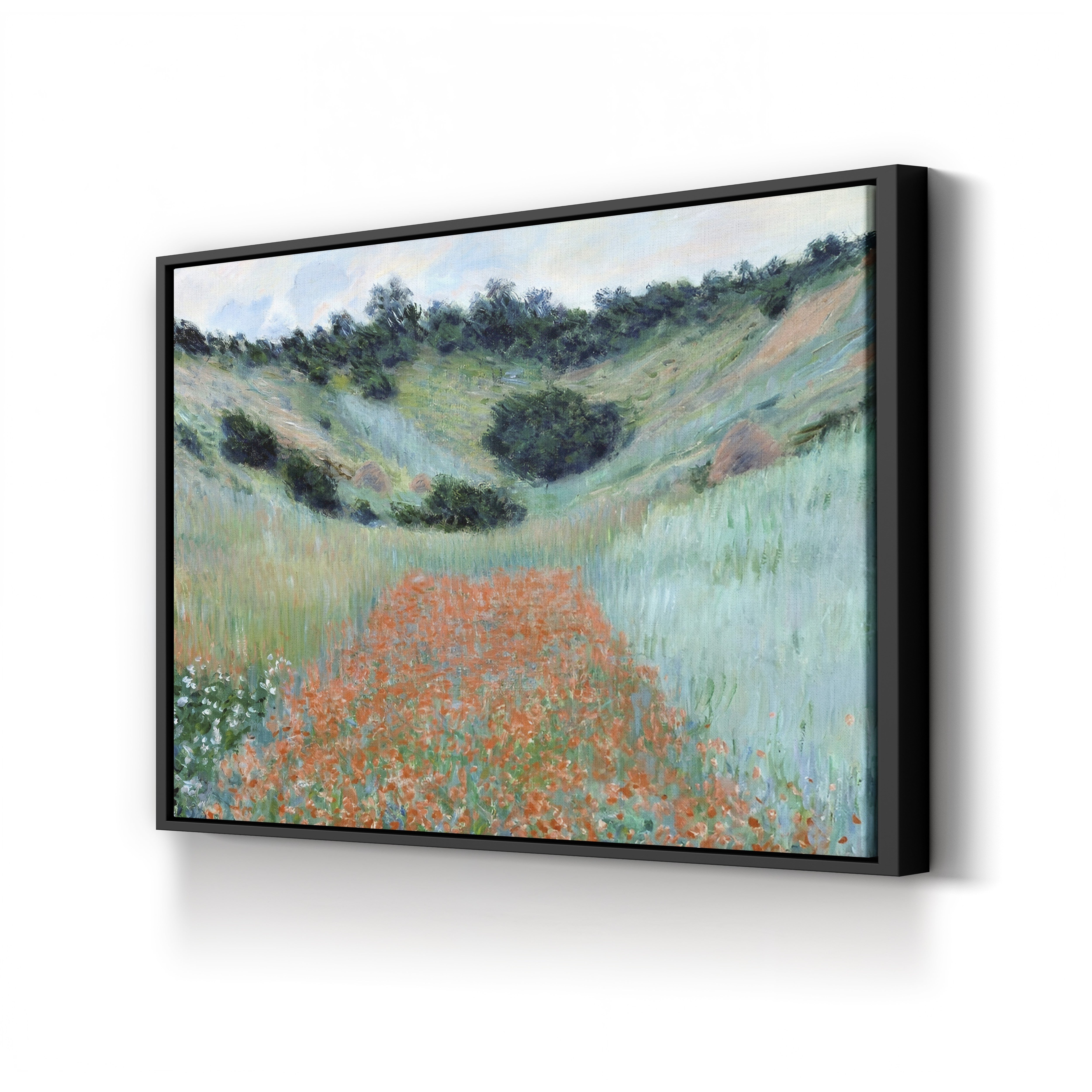Poppy Field in a Hollow near Giverny, 1885 by Claude Monet