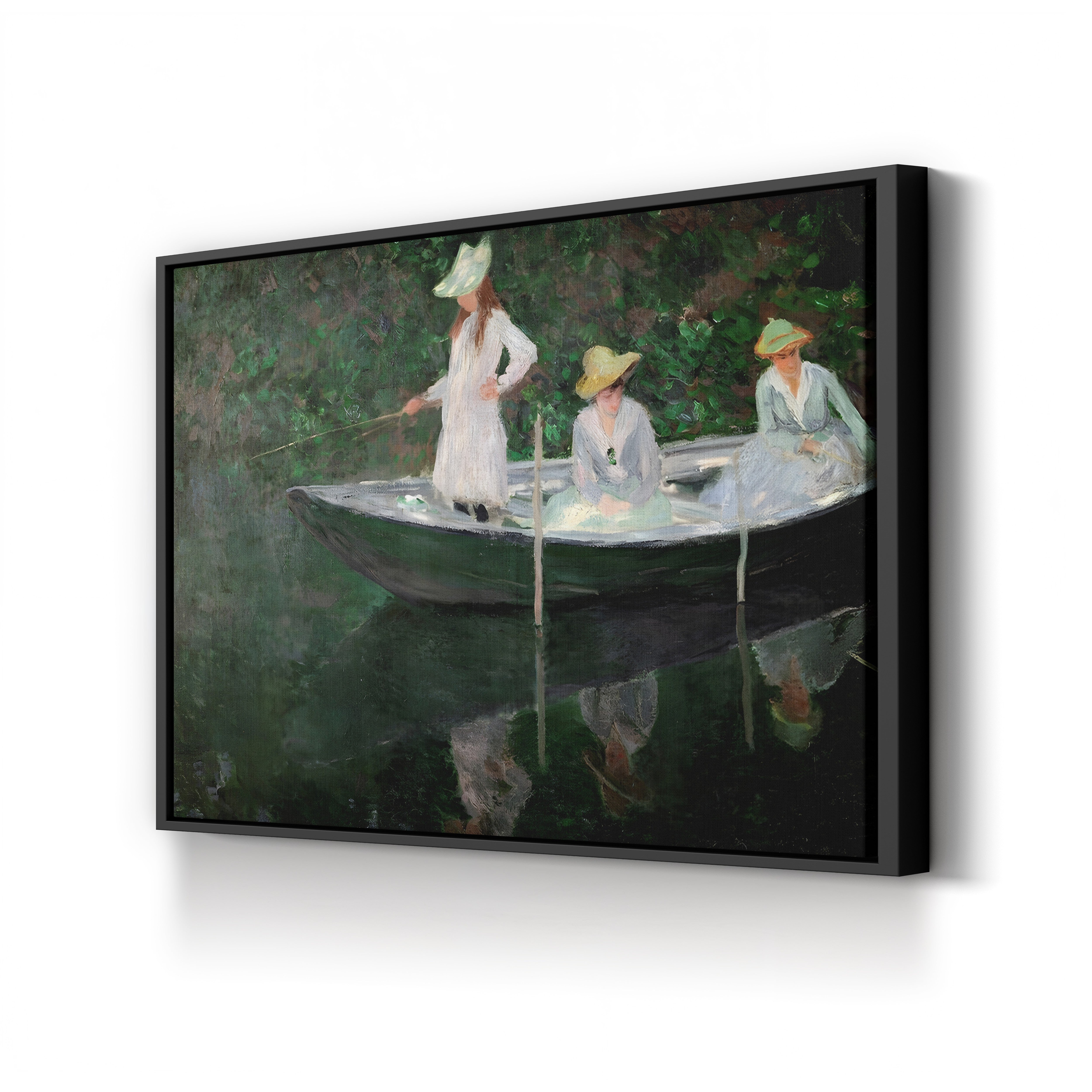 The Boat at Giverny (En norvégienne), c. 1887 by Claude Monet