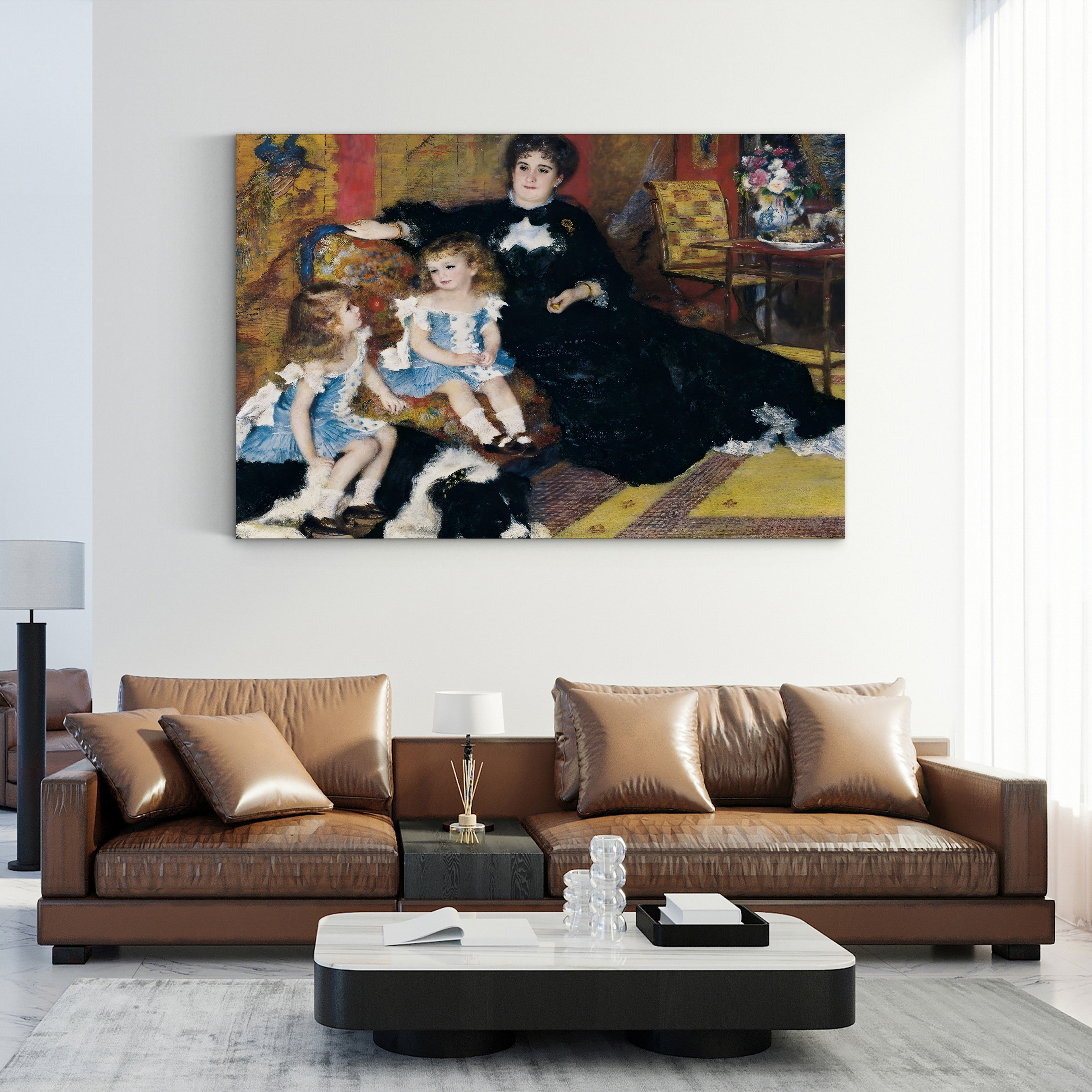Madame Charpentier and Her Children – Renoir Wall Art | Portrait