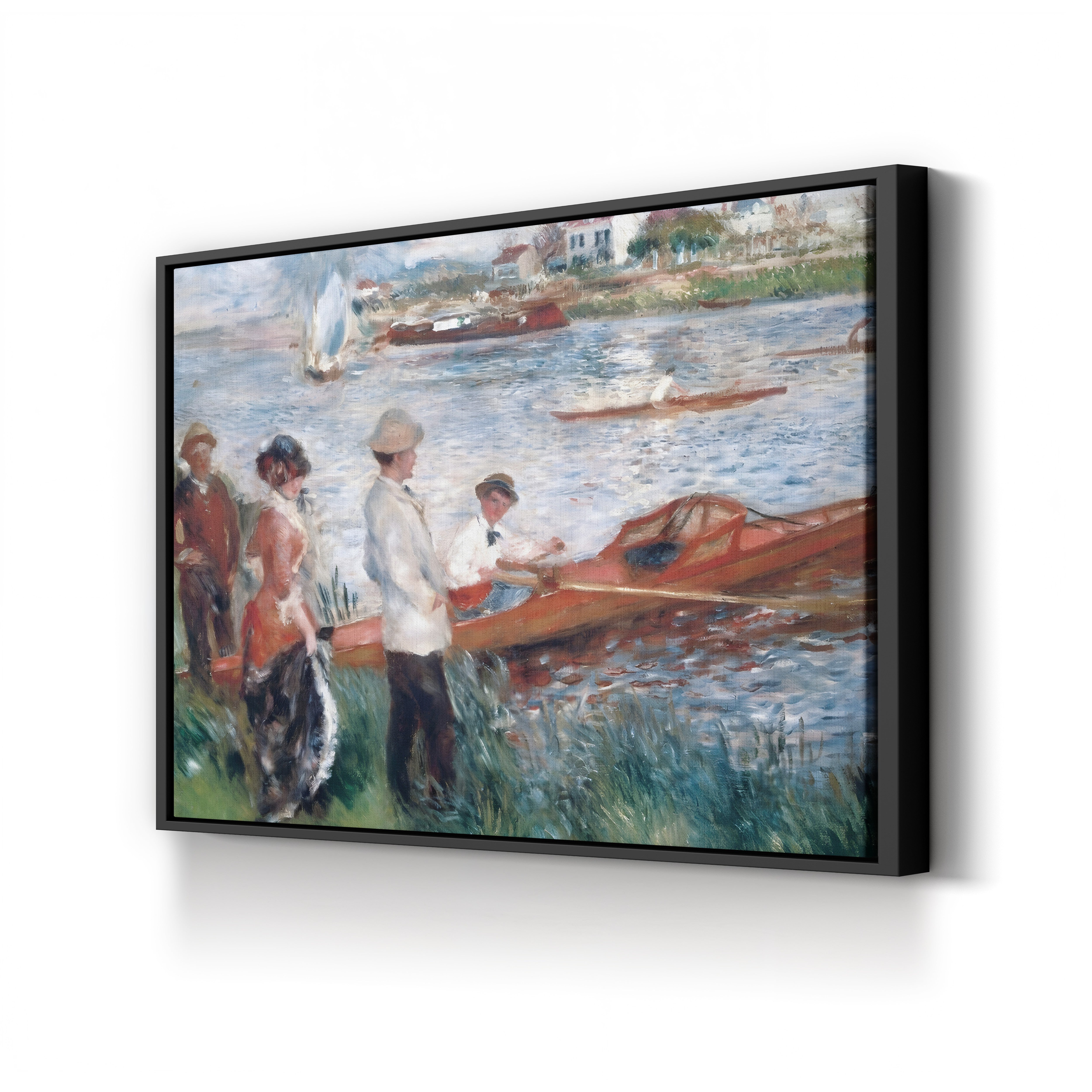 Oarsmen at Chatou – Renoir Wall Art | Impressionist Boating Canvas