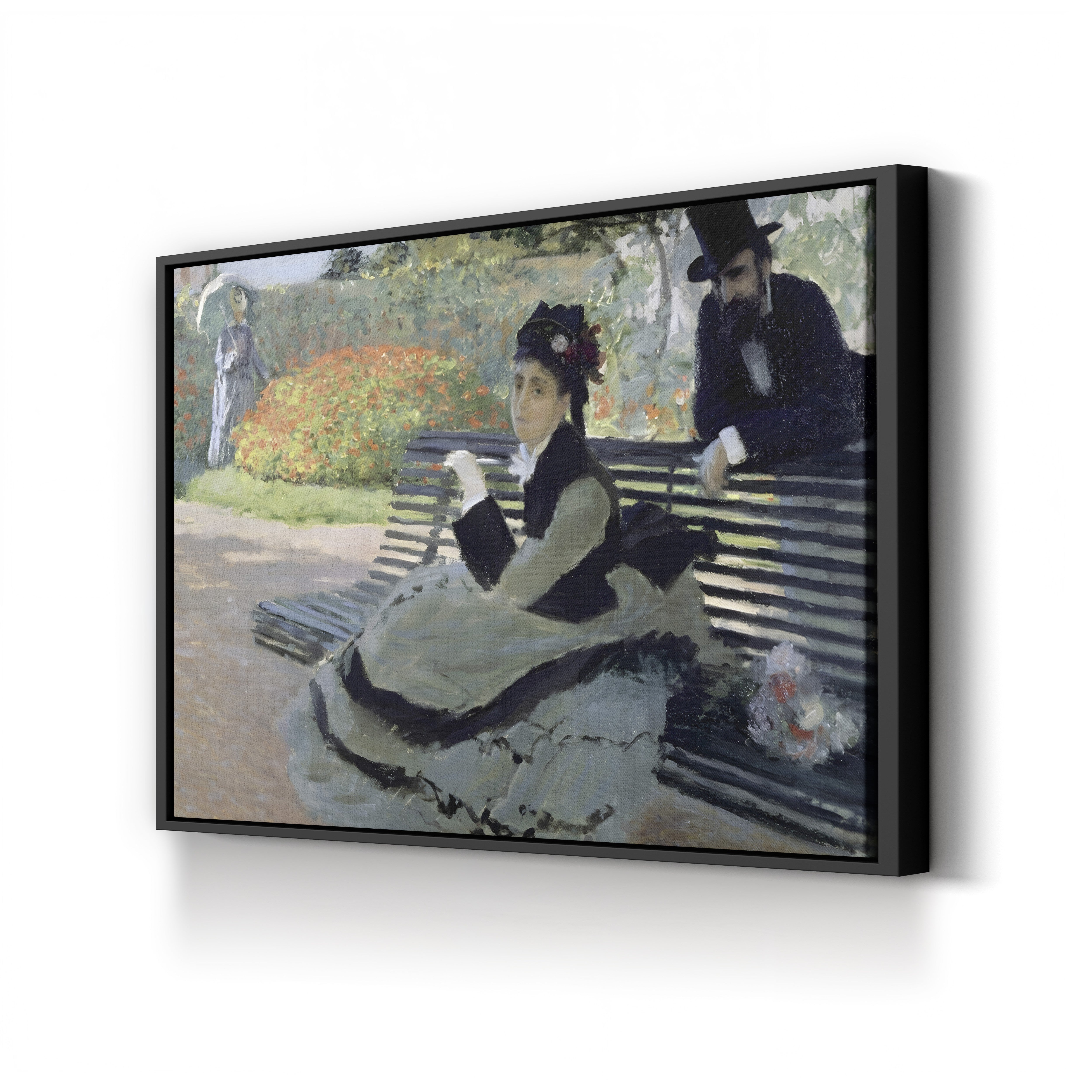 Camille Monet on a Garden Bench (Madame Monet on a Garden Bench), 1873 by Claude Monet