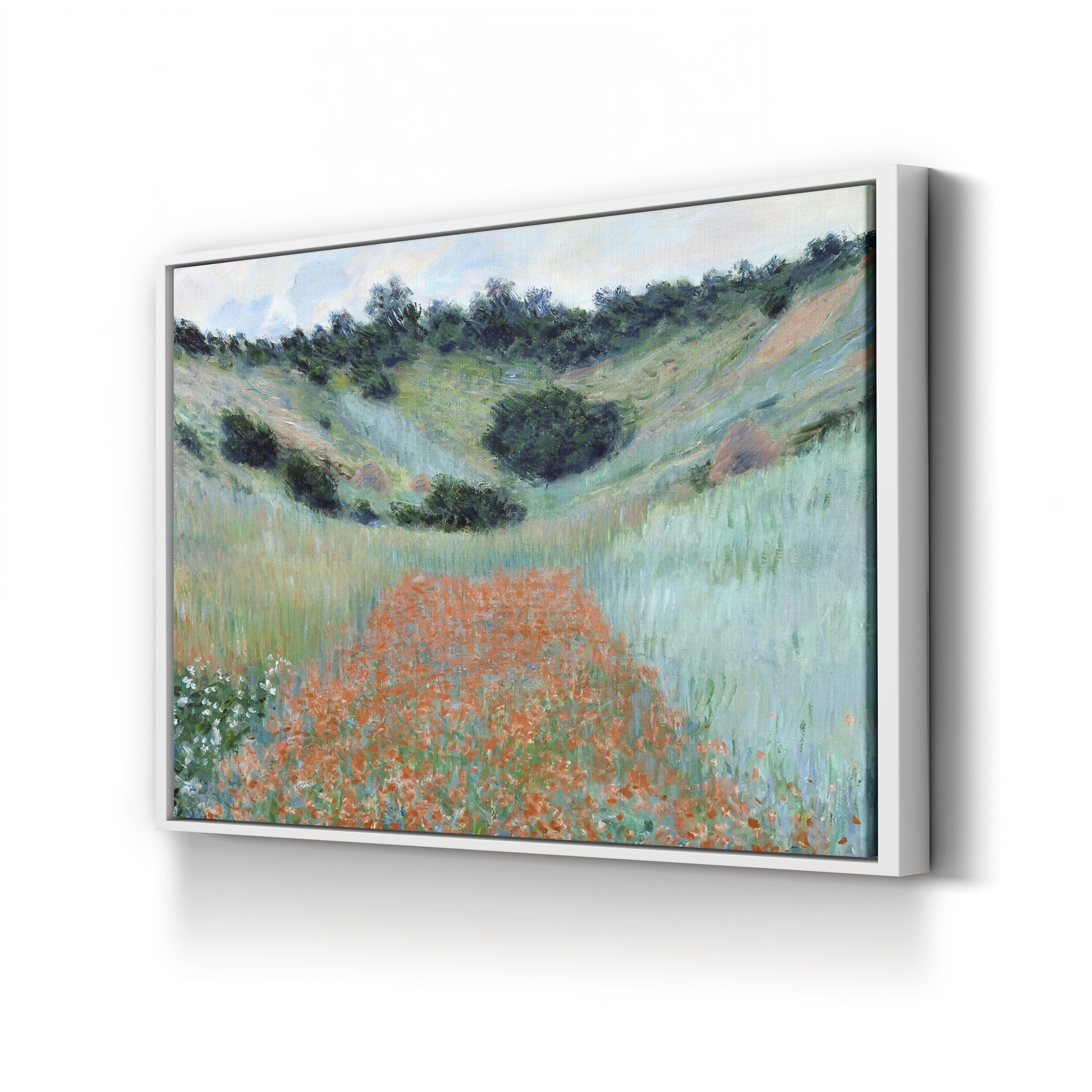 Poppy Field in a Hollow near Giverny, 1885 by Claude Monet