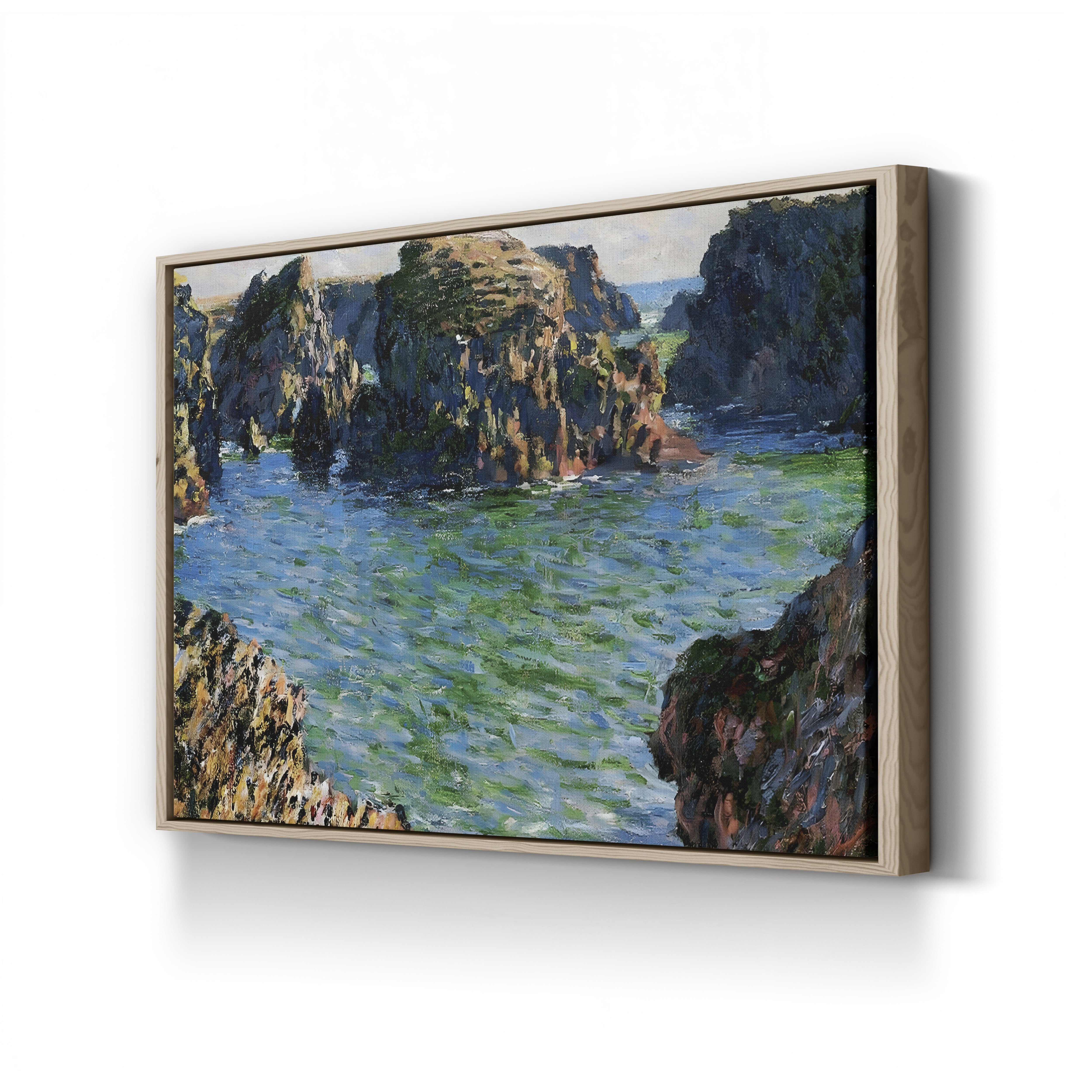 Port-Goulphar, Belle-Île, Brittany (Port-Goulphar, Belle-Île), 1886 by Claude Monet