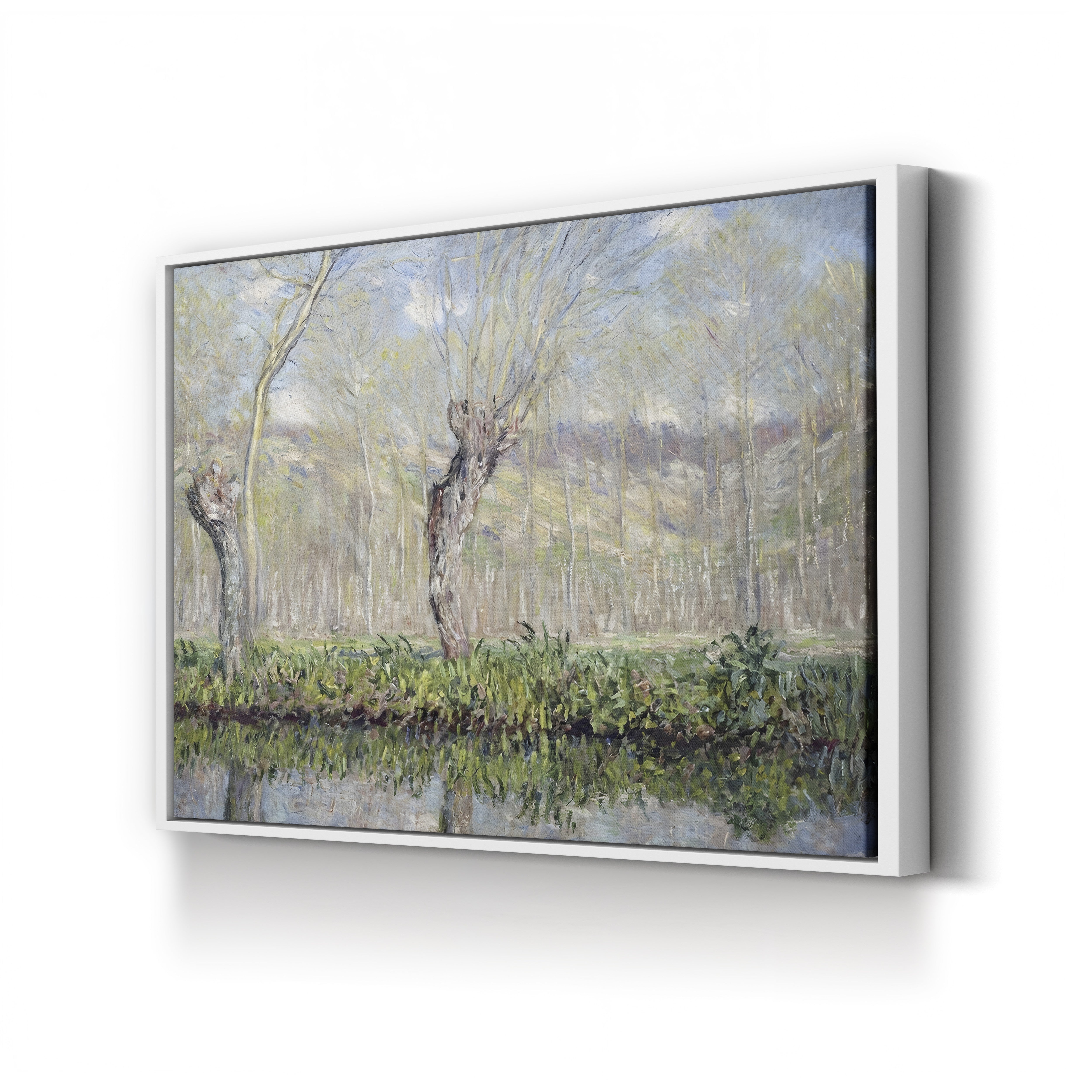 Spring, the Border of the Epte (Printemps, Bord de l’Epte), 1885 by Claude Monet