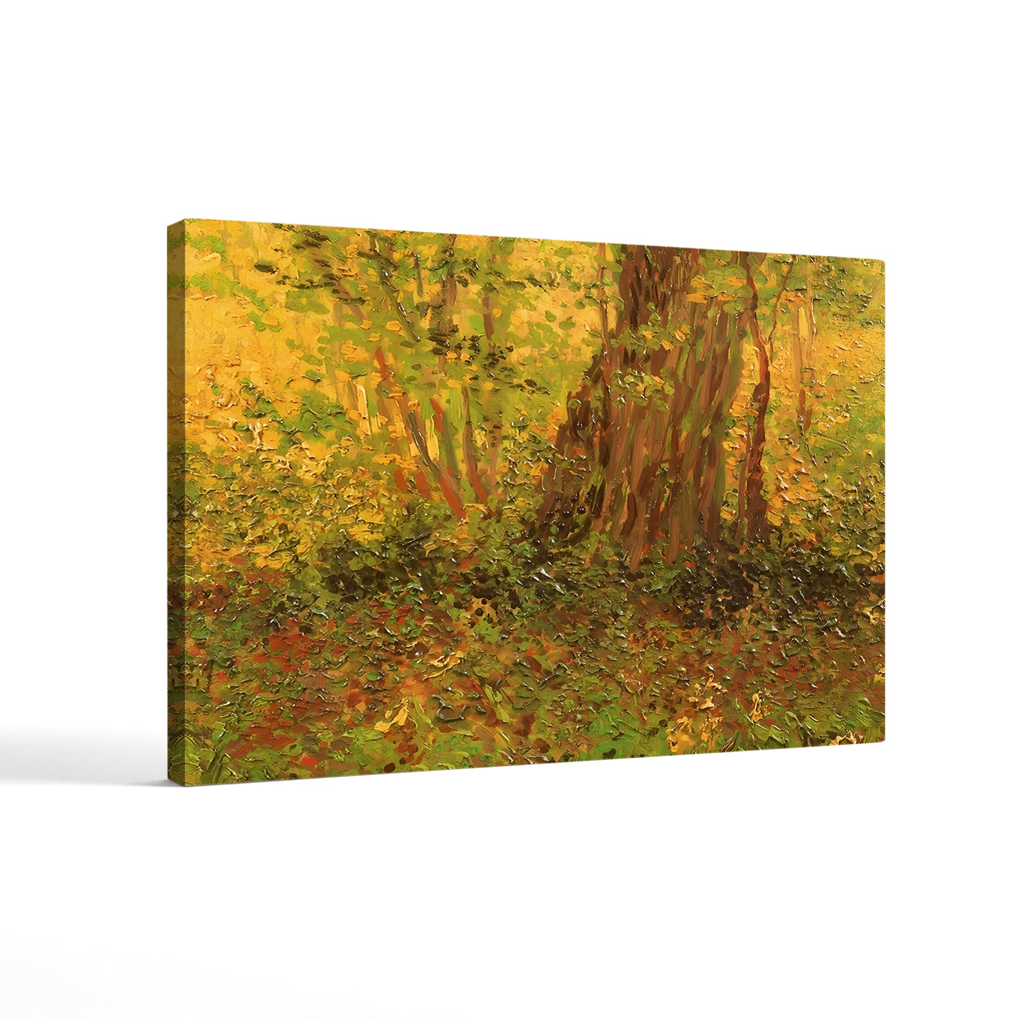 Dense Undergrowth – Vincent van Gogh Wall Art | Post-Impressionist Nature Study Canvas Print