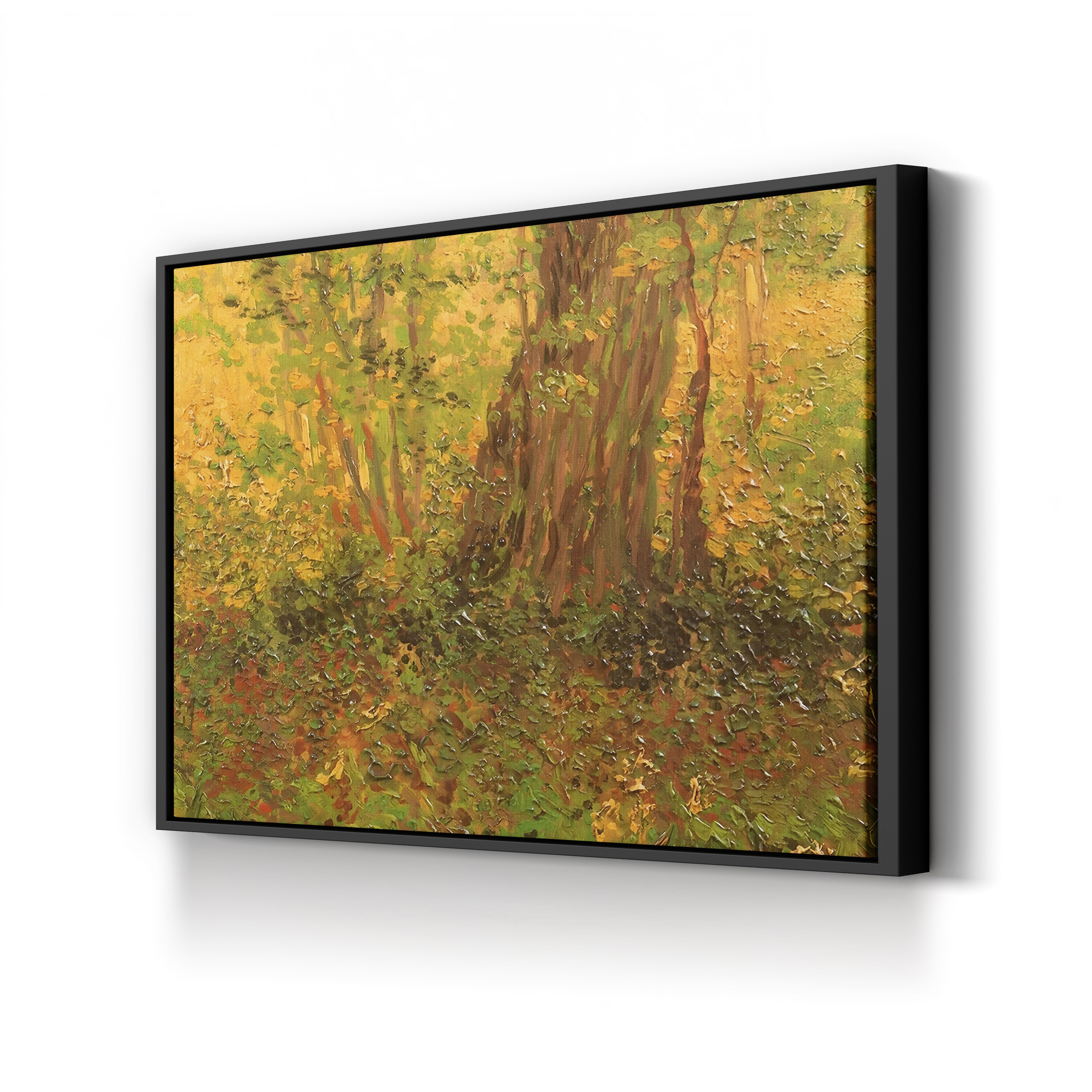 Dense Undergrowth – Vincent van Gogh Wall Art | Post-Impressionist Nature Study Canvas Print