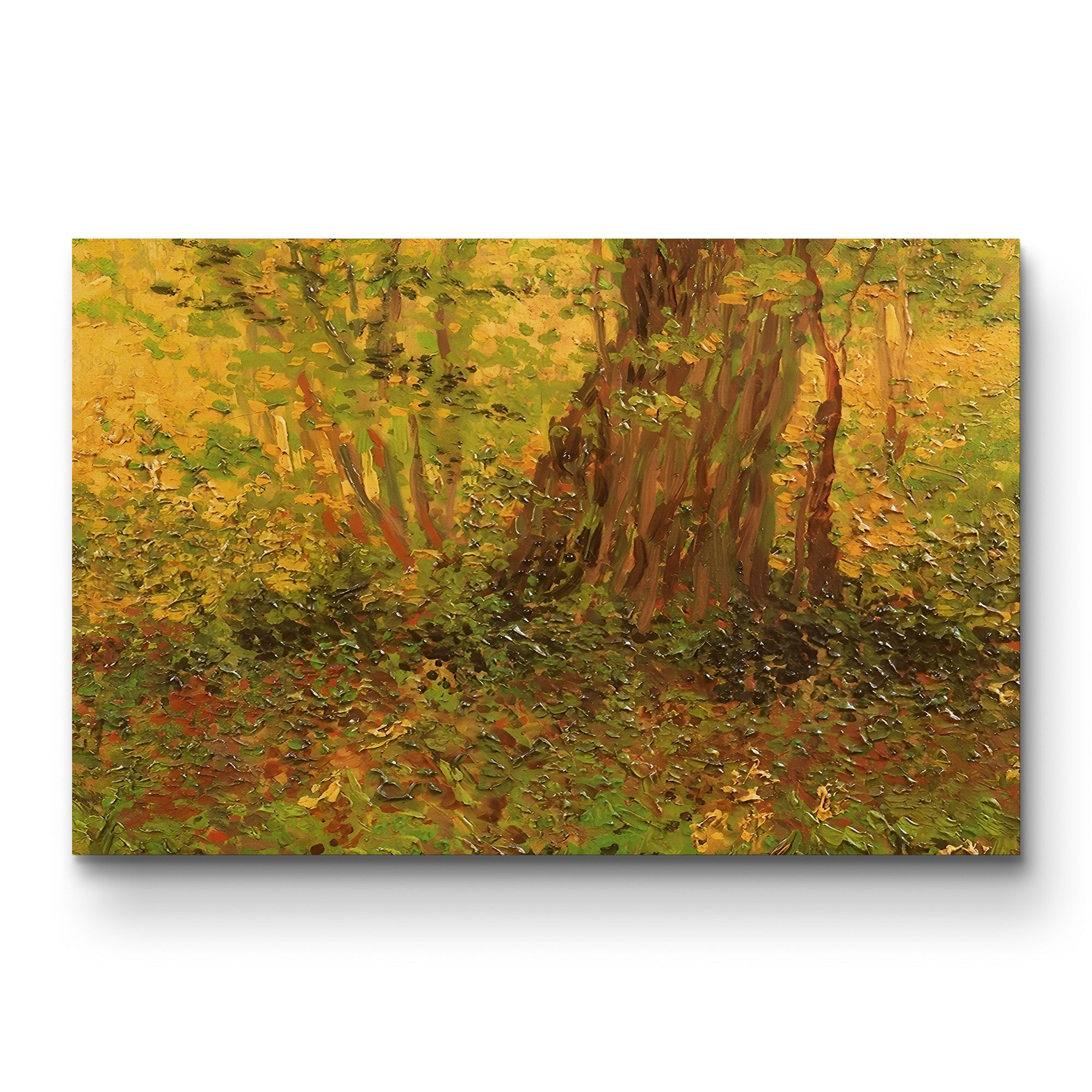 Dense Undergrowth – Vincent van Gogh Wall Art | Post-Impressionist Nature Study Canvas Print