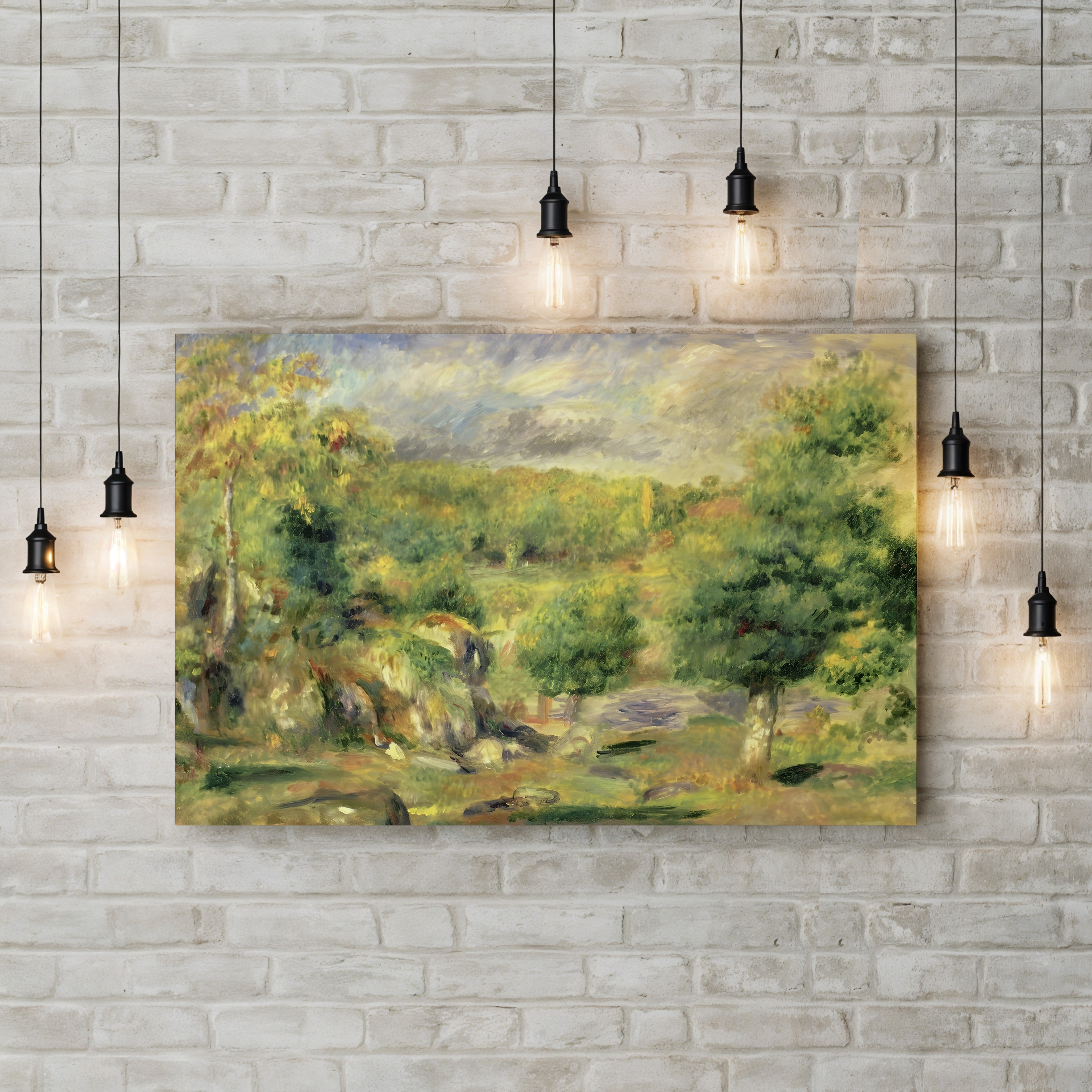 Pont-Aven, 1892 – Renoir Wall Art | Impressionist Landscape Canvas