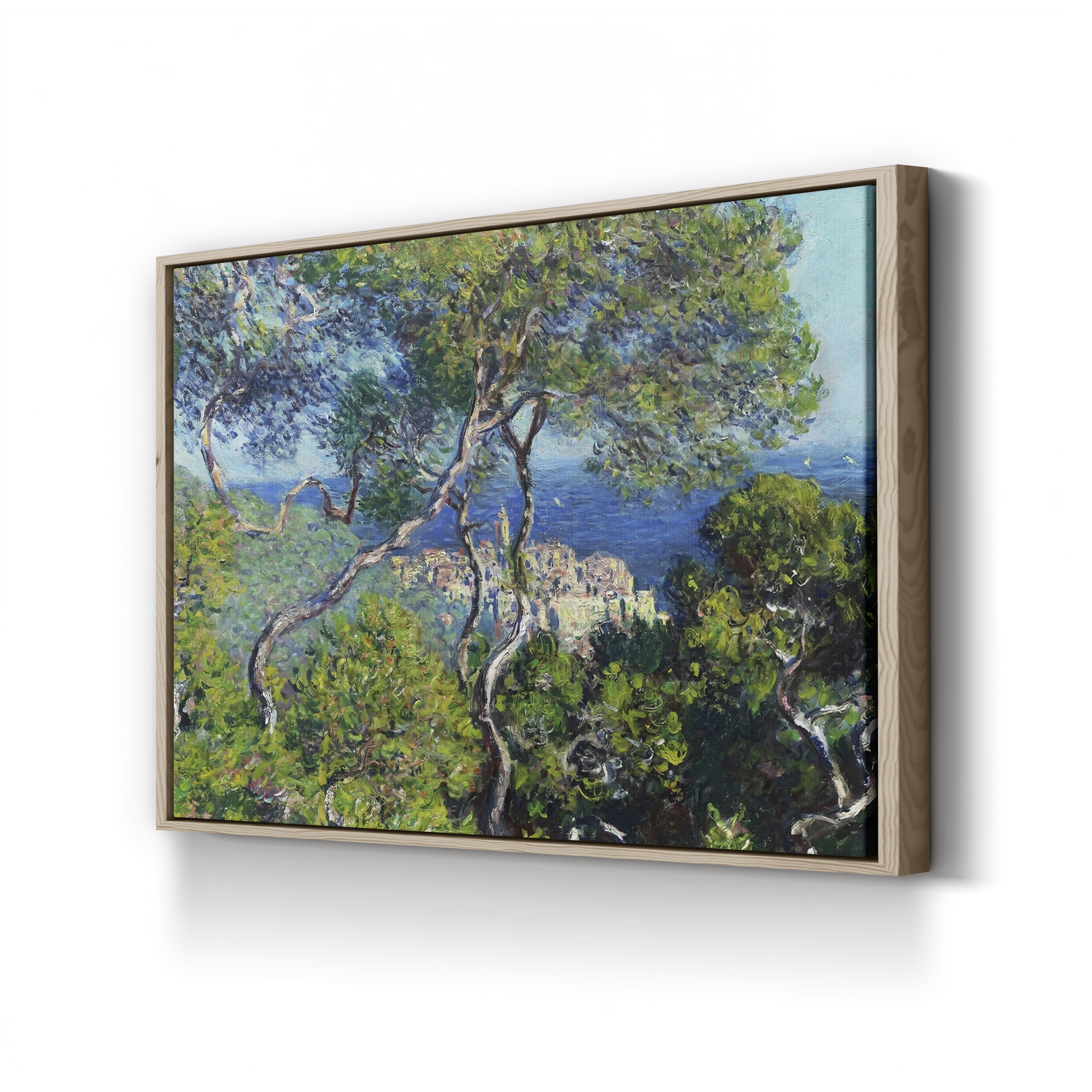 Bordighera – Claude Monet Wall Art | Impressionist Italian Riviera Canvas Print