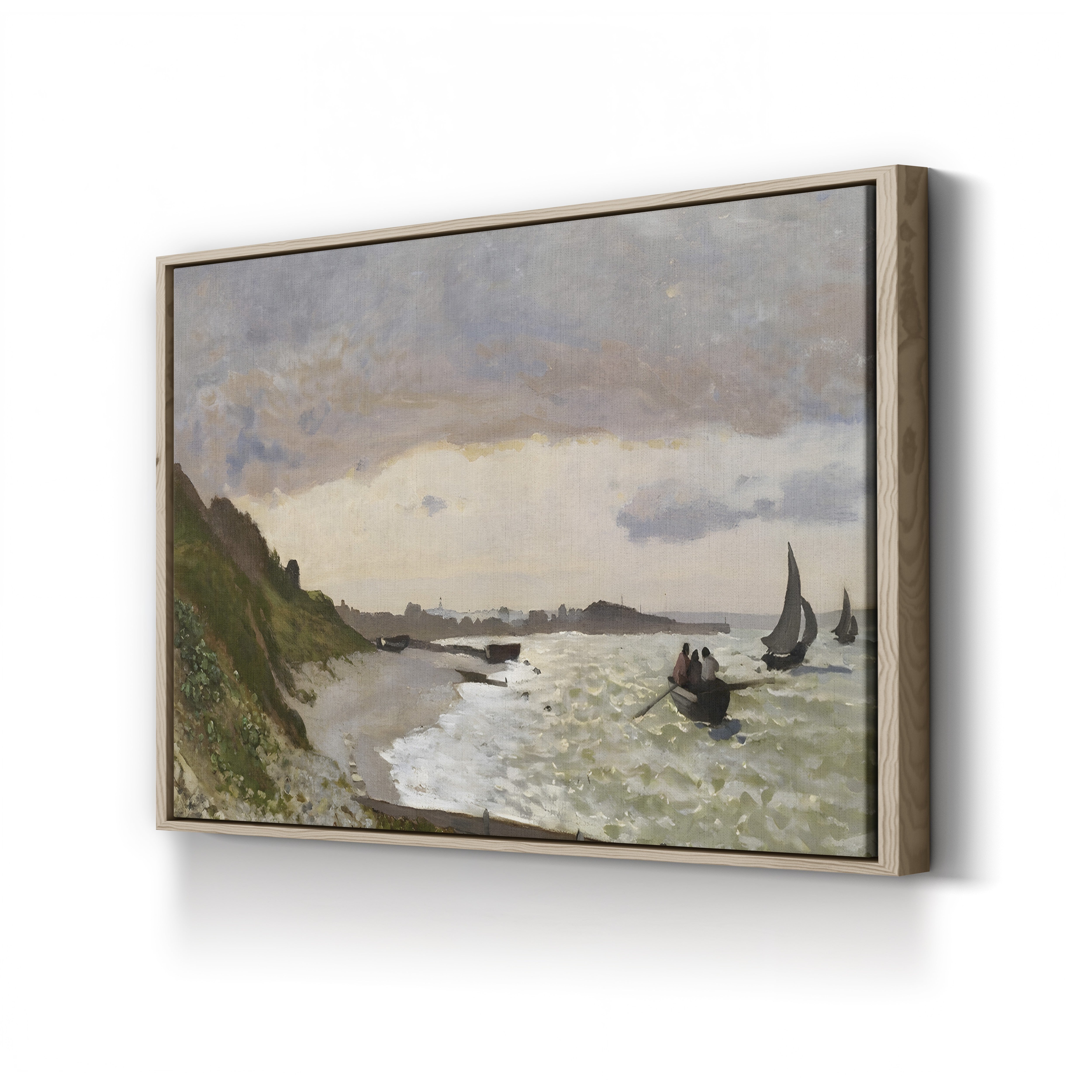 The Seashore at Sainte-Adresse (Le Bord de mer à Sainte-Adresse), 1864 by Claude Monet