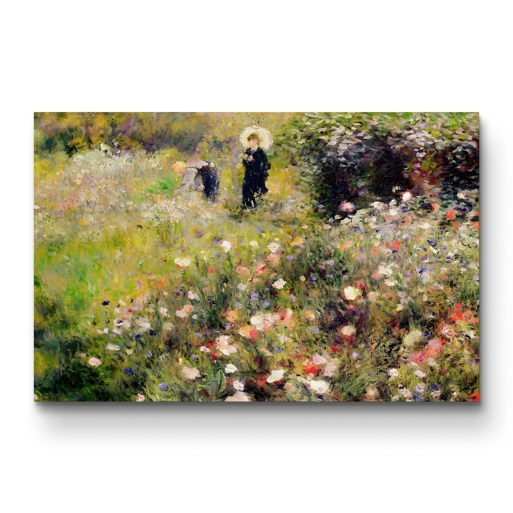 Woman with a Parasol in a Garden Print by Renoir 1875