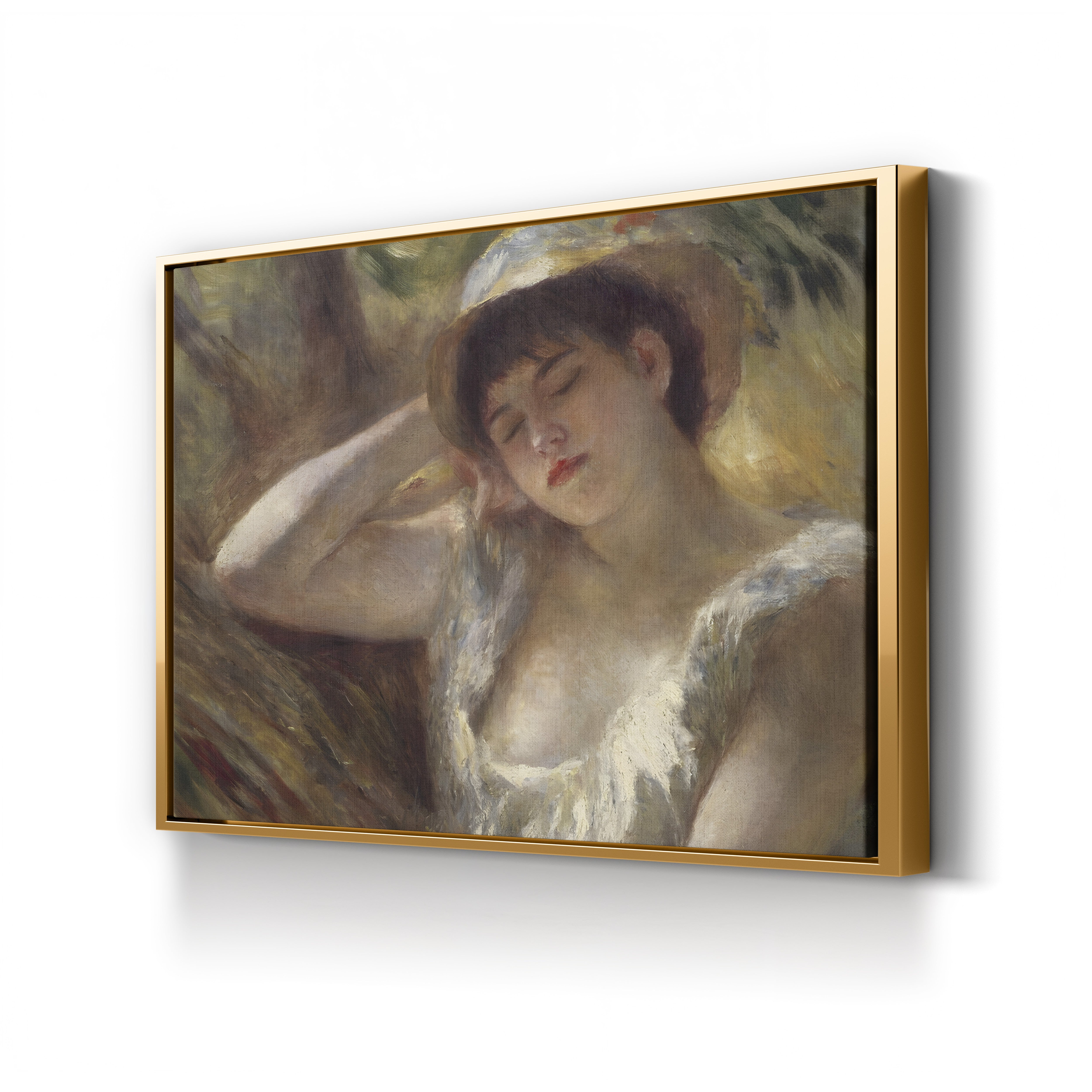 The Sleeper, 1880 – Pierre-Auguste Renoir Wall Art | Impressionist Portrait Canvas Print