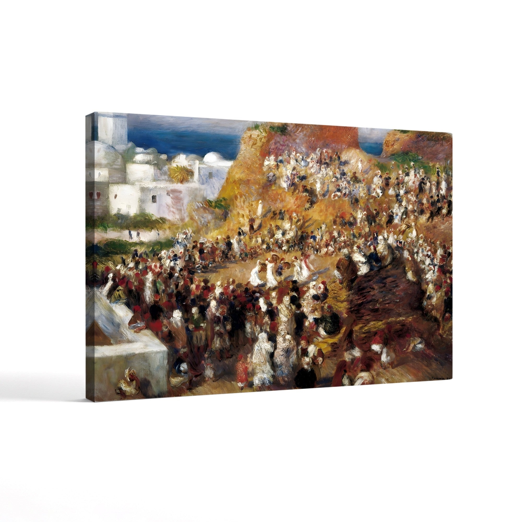 The Mosque, Arab Festival, 1881 – Pierre-Auguste Renoir Wall Art | Impressionist Algeria Canvas Print