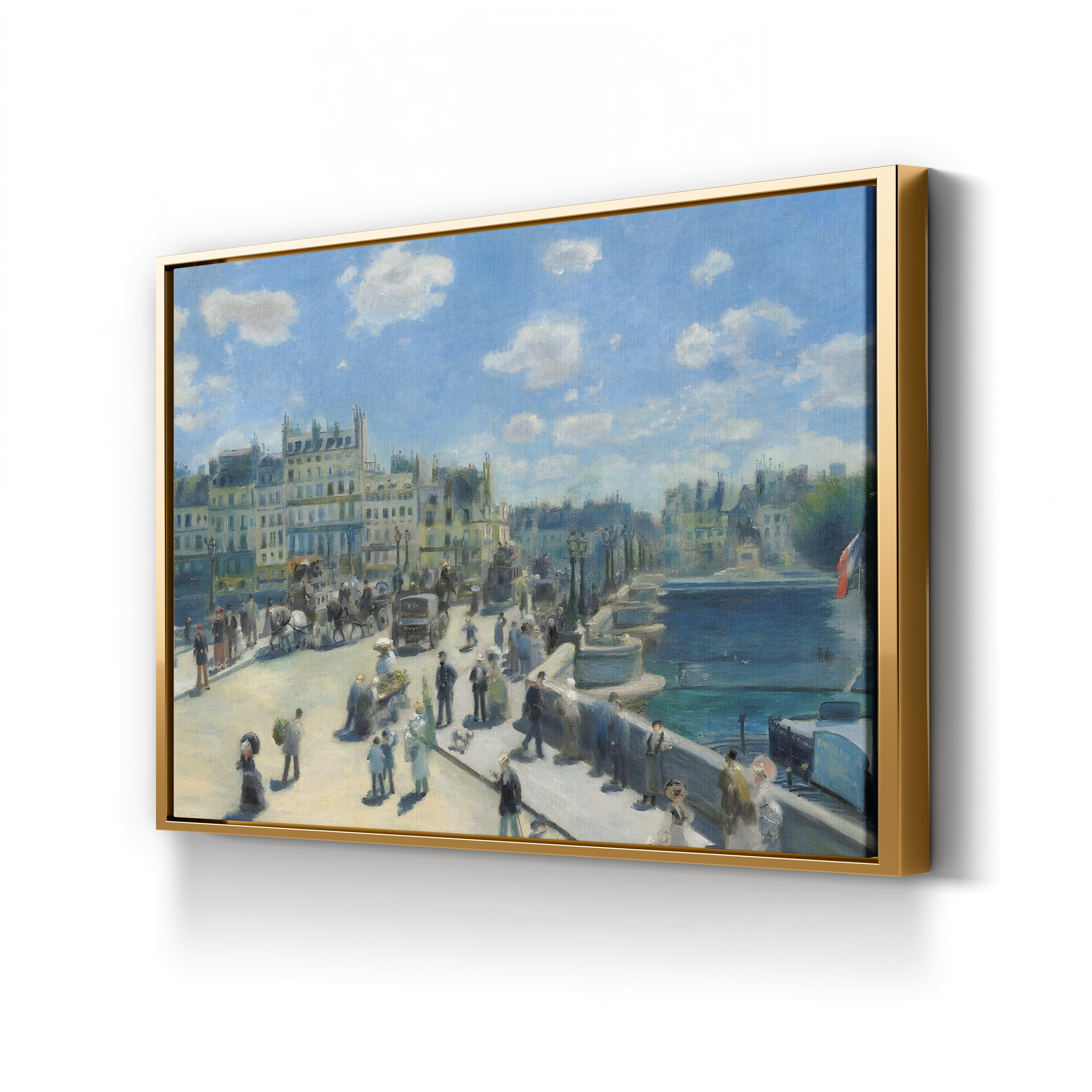 Pont Neuf, Paris, 1872 – Renoir Wall Art | Impressionist Cityscape Canvas