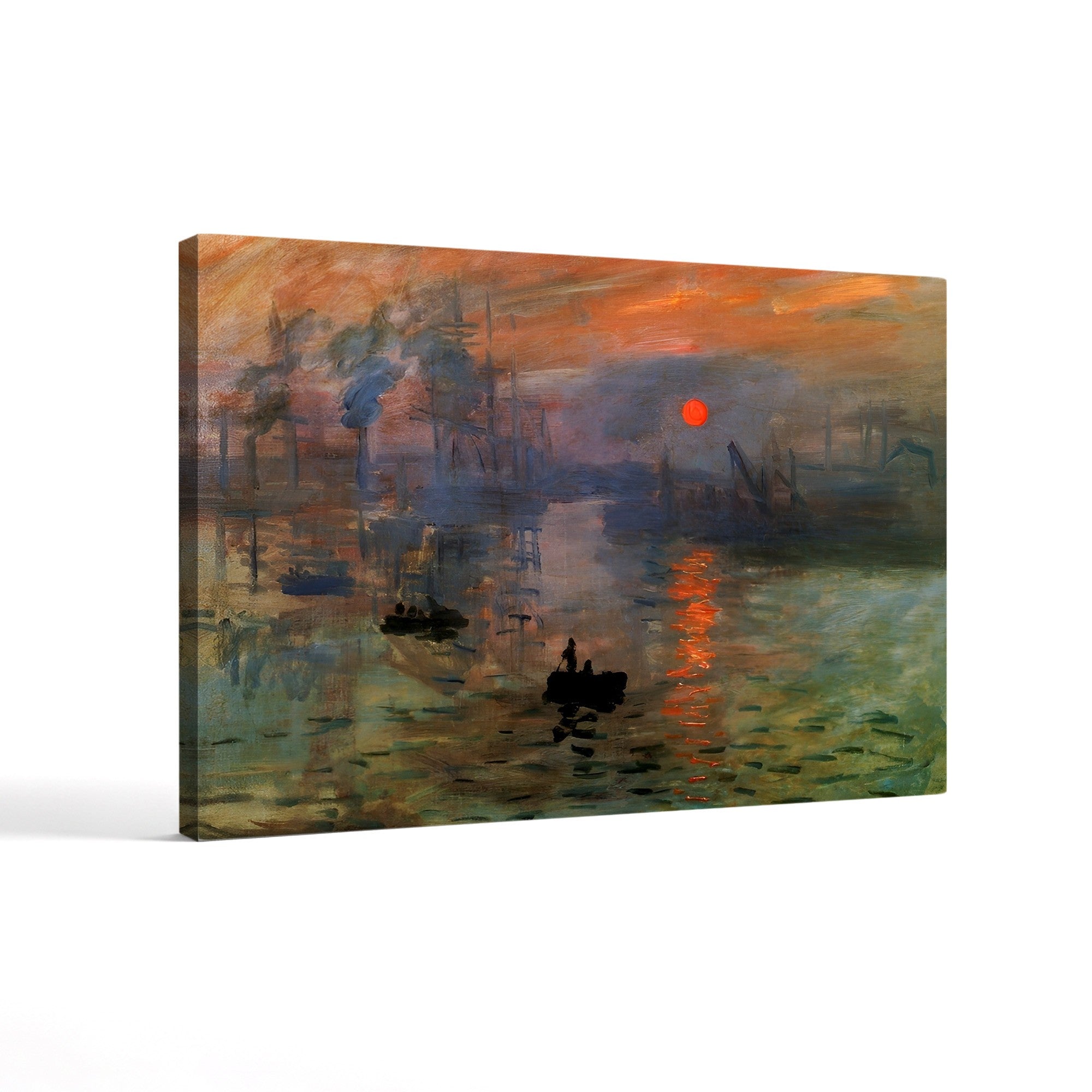 Impression, Sunrise – Claude Monet Wall Art | Foundational Impressionist Harbour Canvas Print