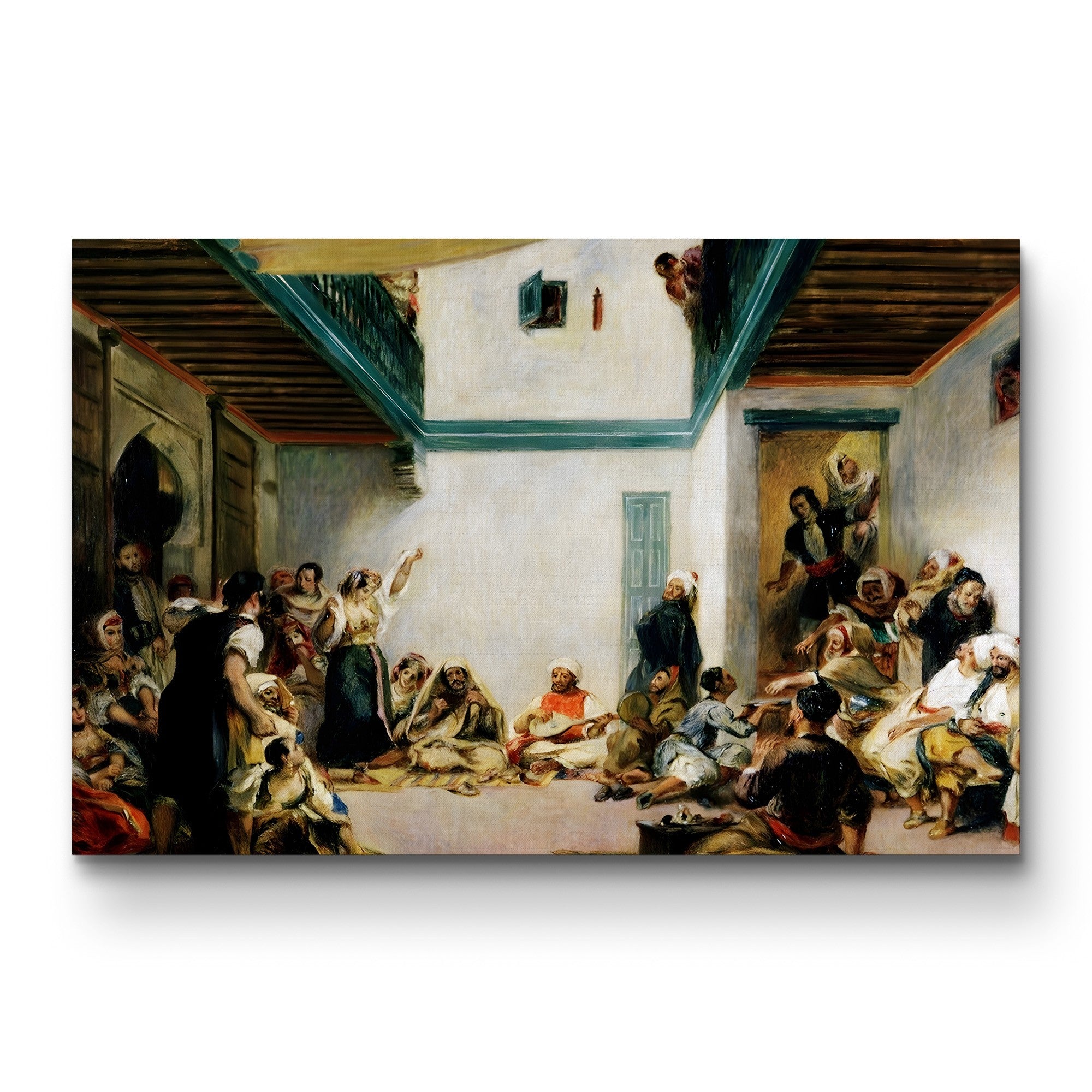 Jewish Wedding in Morocco (After Eugène Delacroix) – Pierre-Auguste Renoir Wall Art | Impressionist Figure Canvas Print