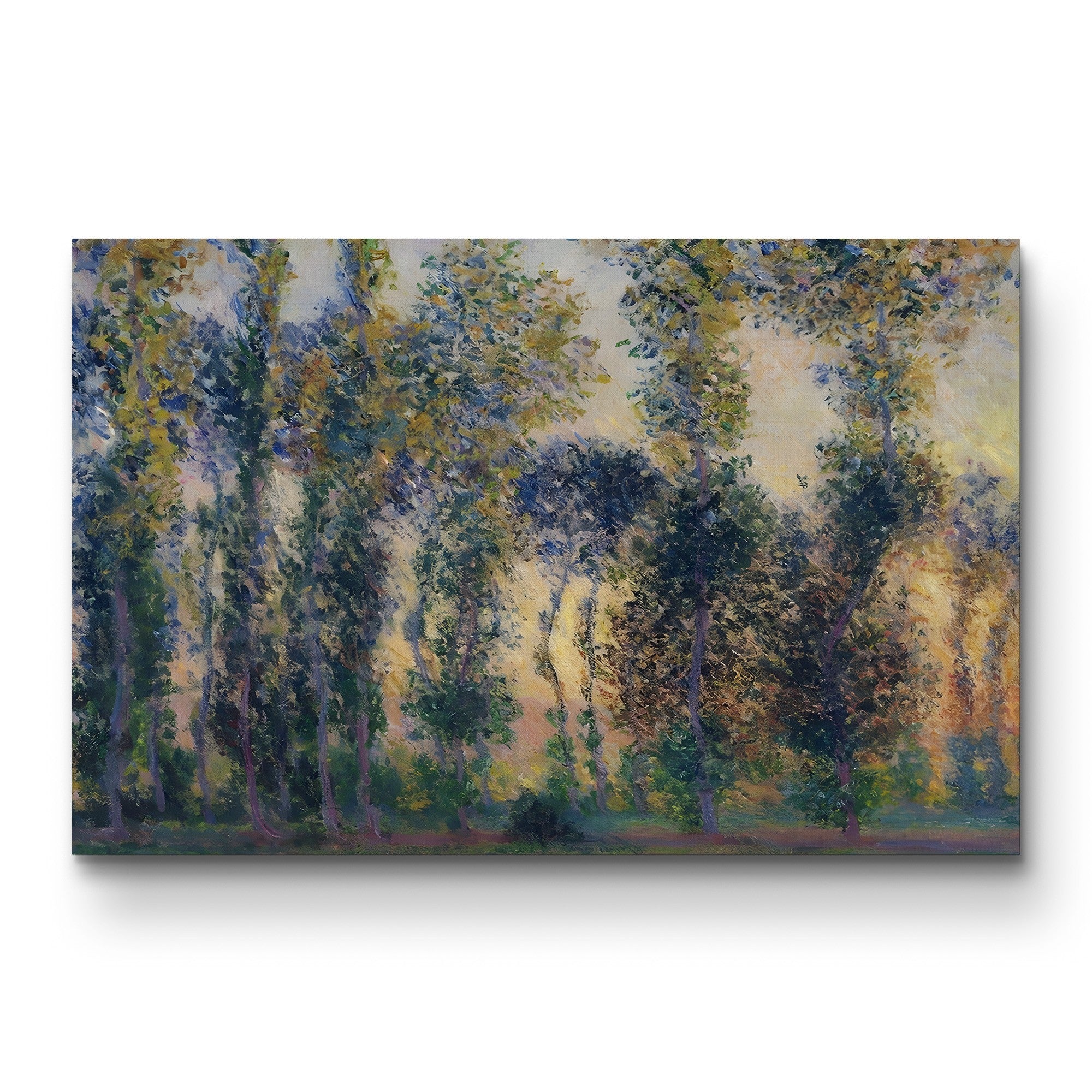 Poplars at Giverny, Sunrise (Les Peupliers à Giverny, Lever du Soleil), 1888 by Claude Monet