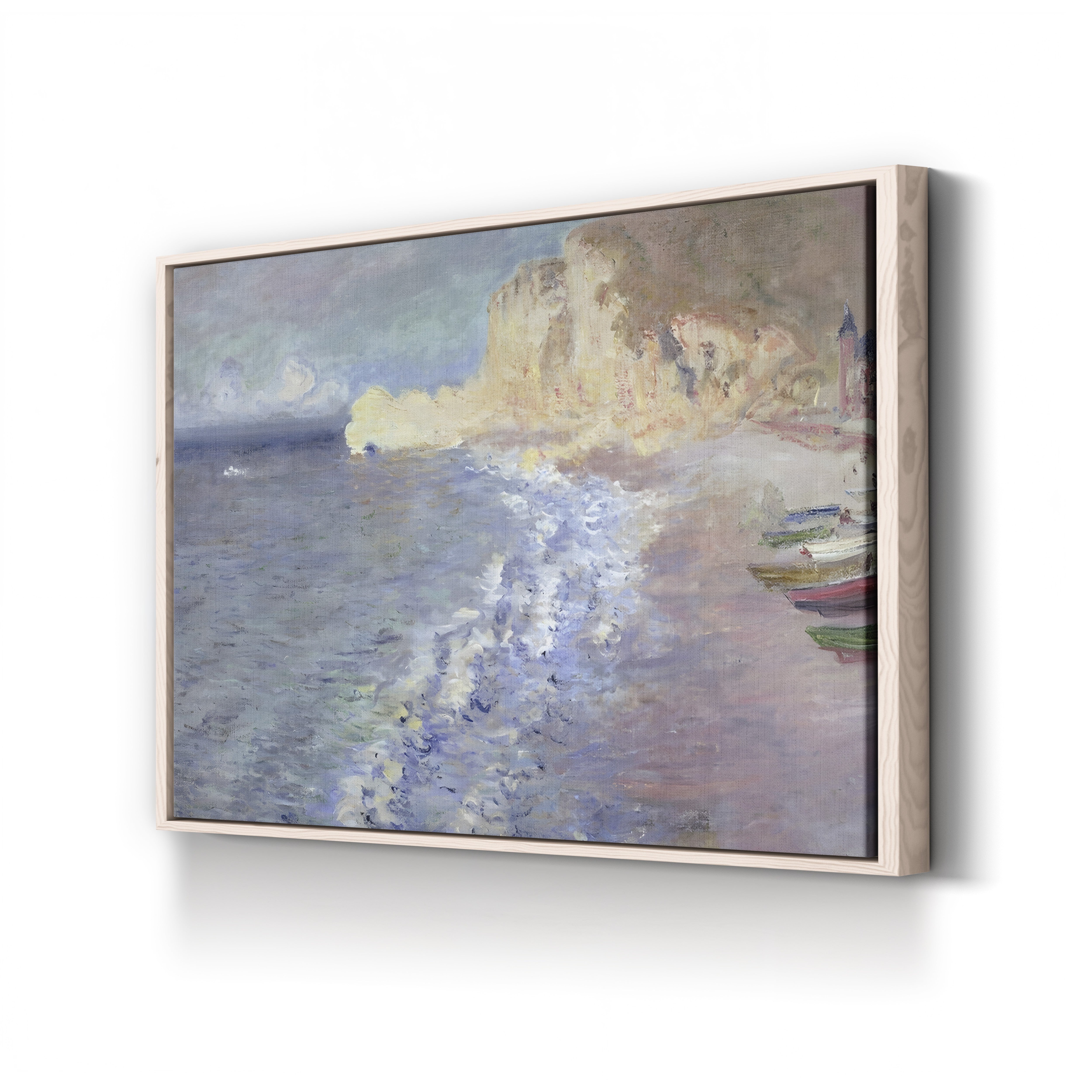 Morning at Étretat, 1883 by Claude Monet
