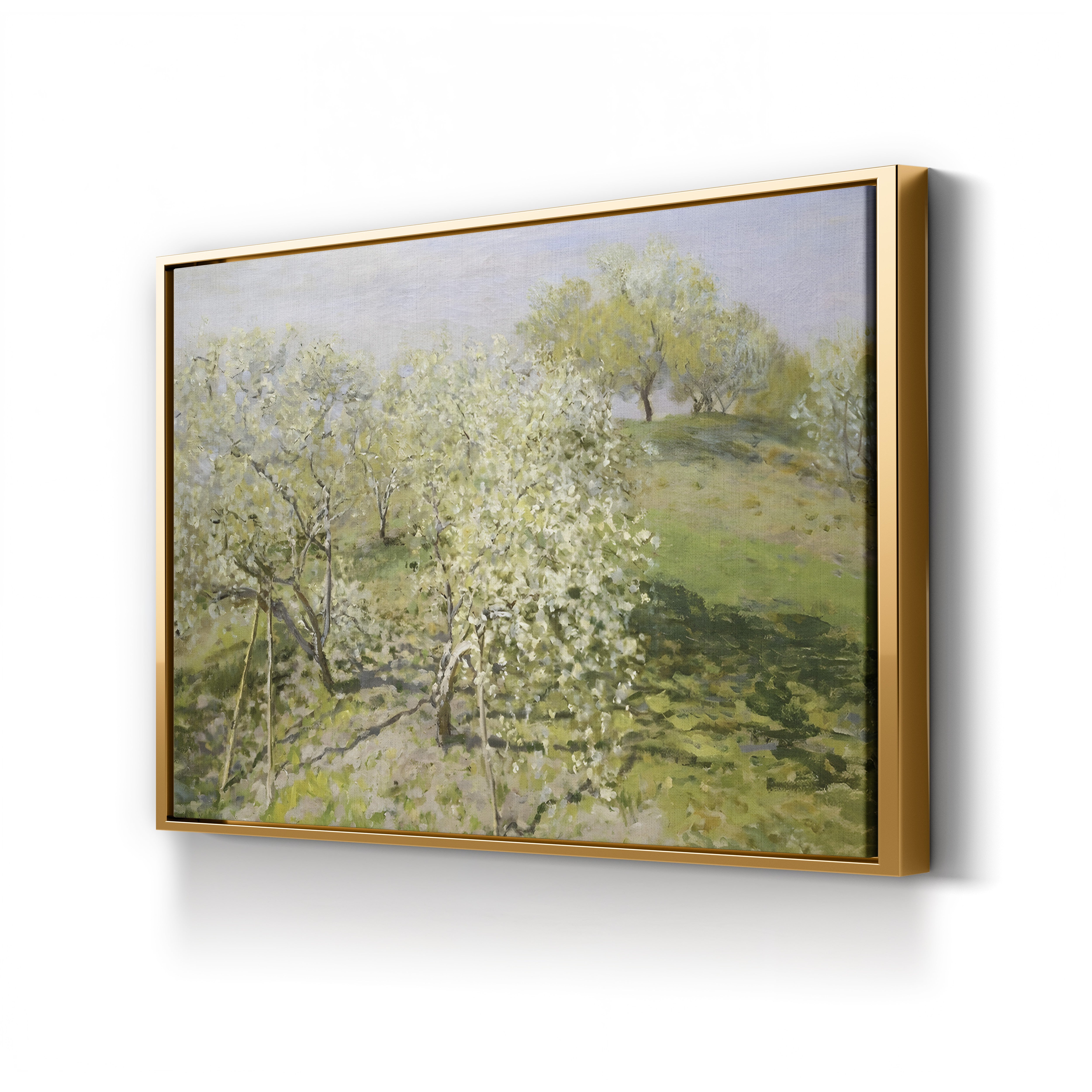 Spring, Fruit Trees in Bloom (Arbres Fruitiers en Fleurs), 1873 by Claude Monet