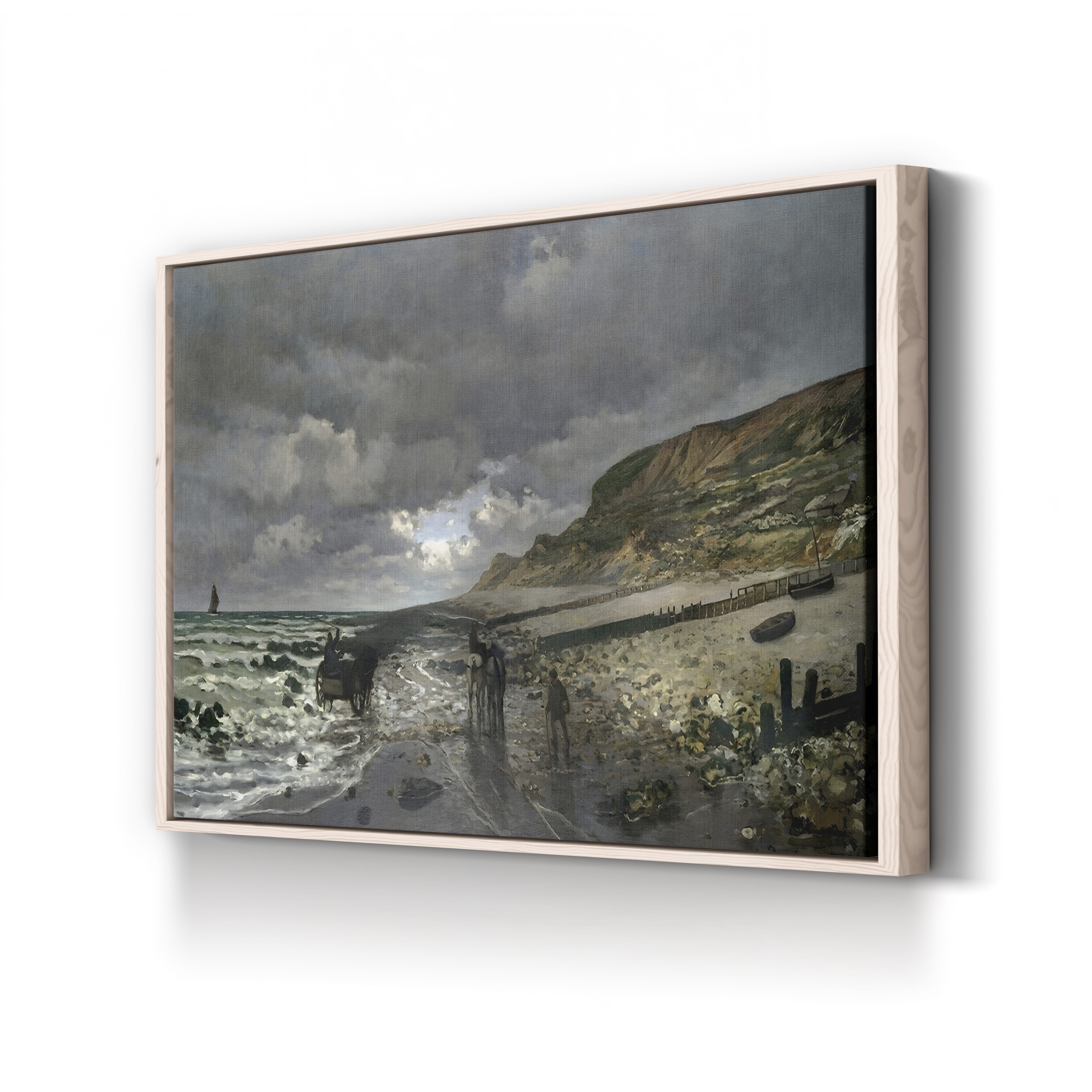 La Pointe de la Hève at Low Tide (La Pointe de la Hève à Marée Basse), 1865 by Claude Monet