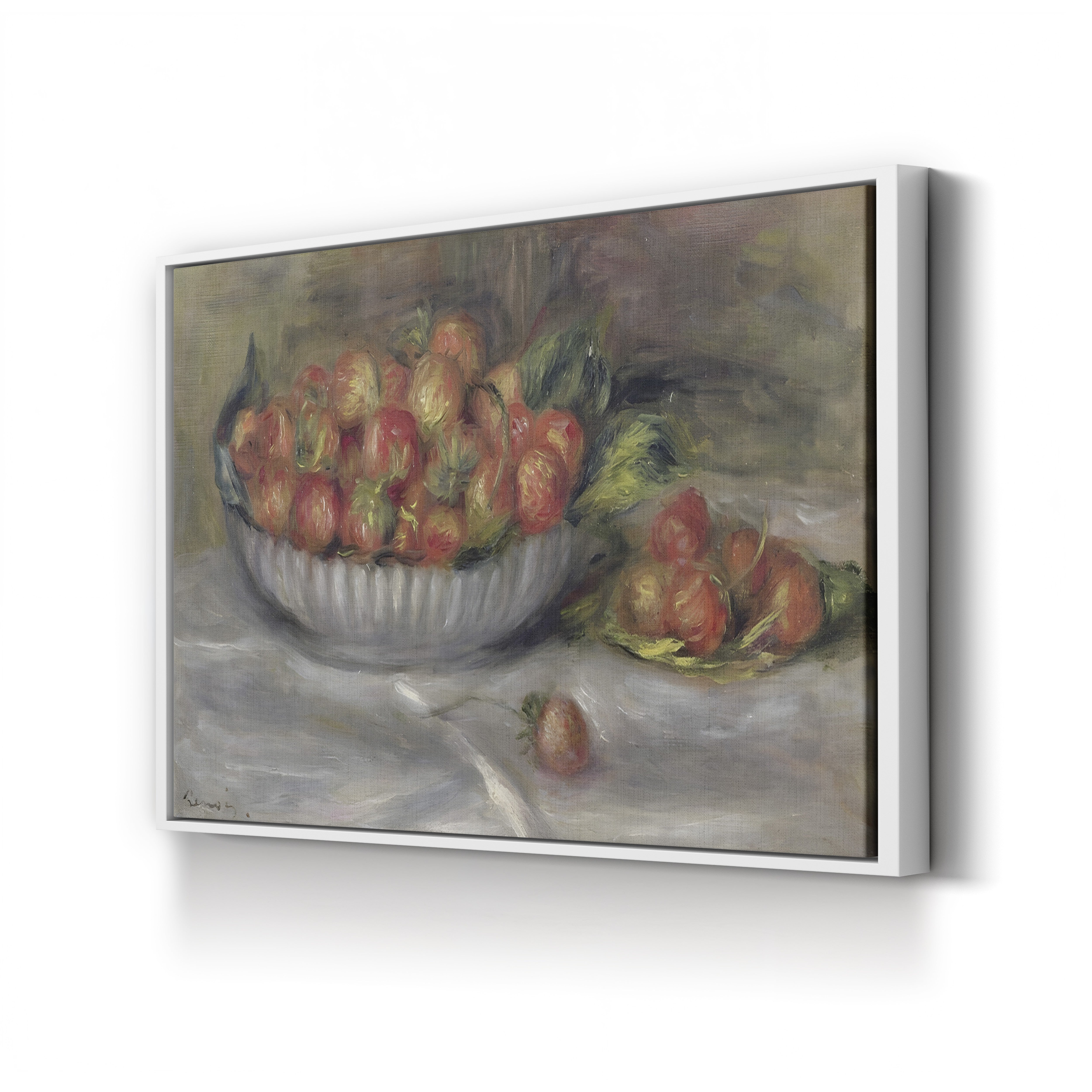 Still Life with Strawberries, 1914 – Renoir Wall Art | Impressionist Canvas
