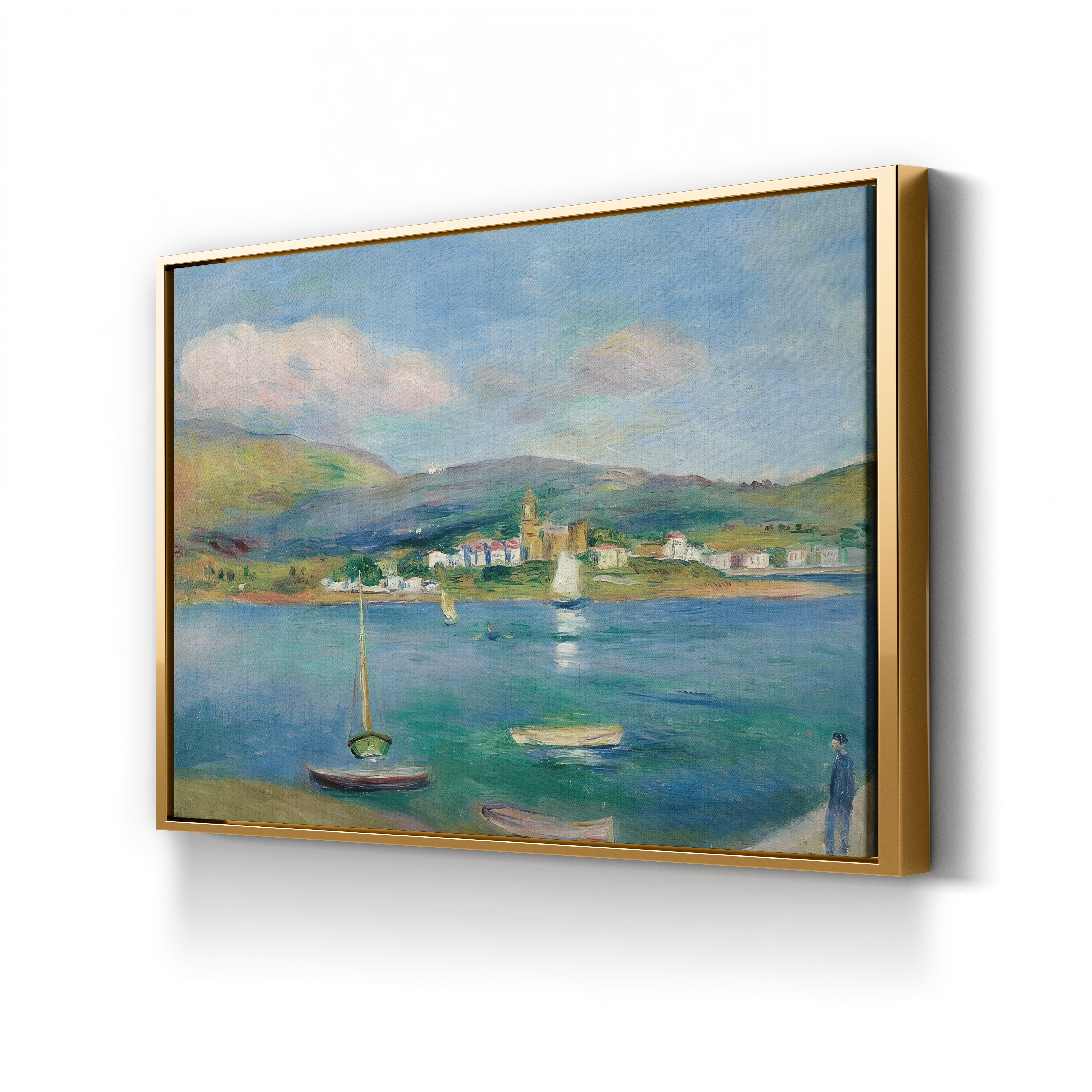 Port de Pêche, Hendaye, 1895 – Renoir Wall Art | Impressionist Canvas