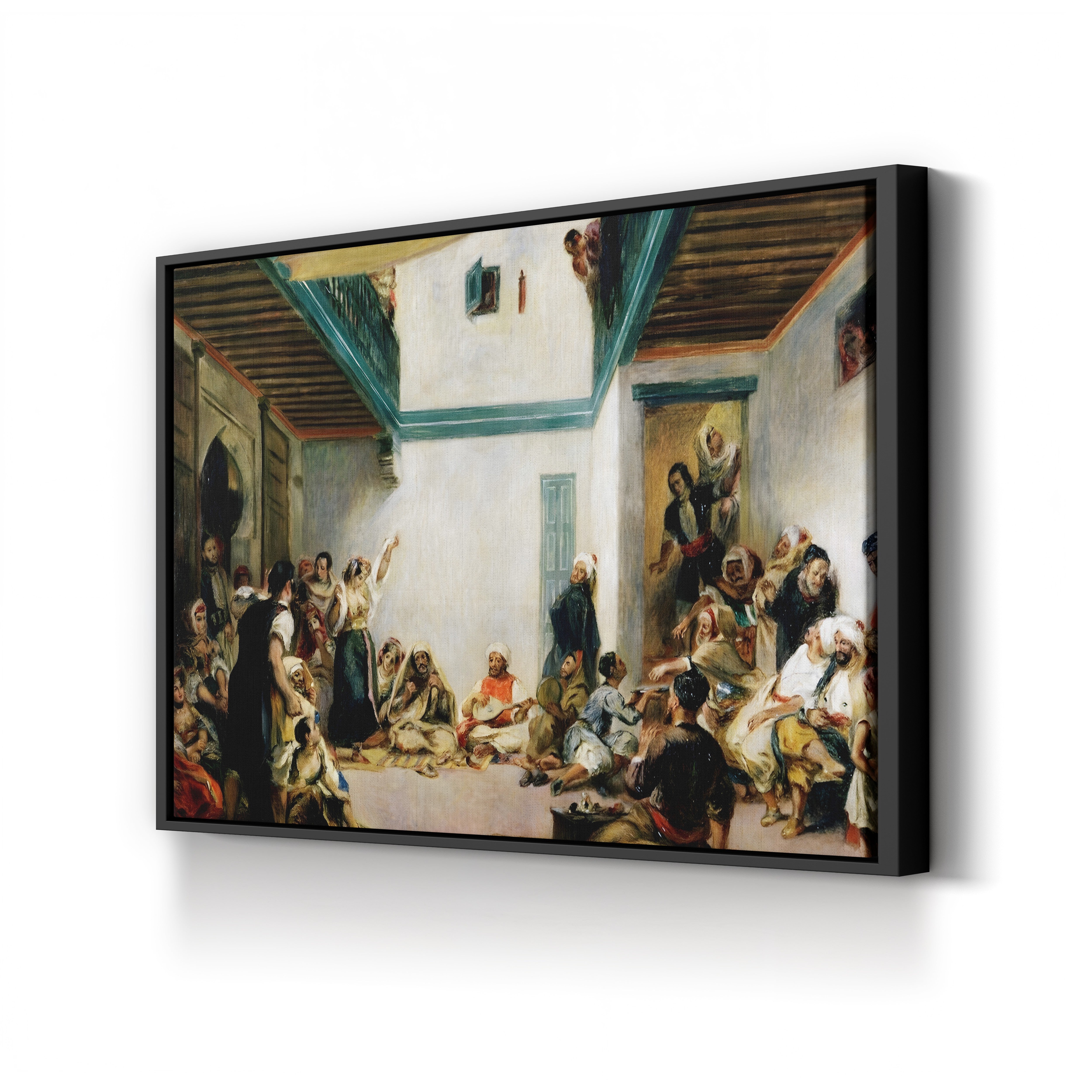 Jewish Wedding in Morocco (After Eugène Delacroix) – Pierre-Auguste Renoir Wall Art | Impressionist Figure Canvas Print