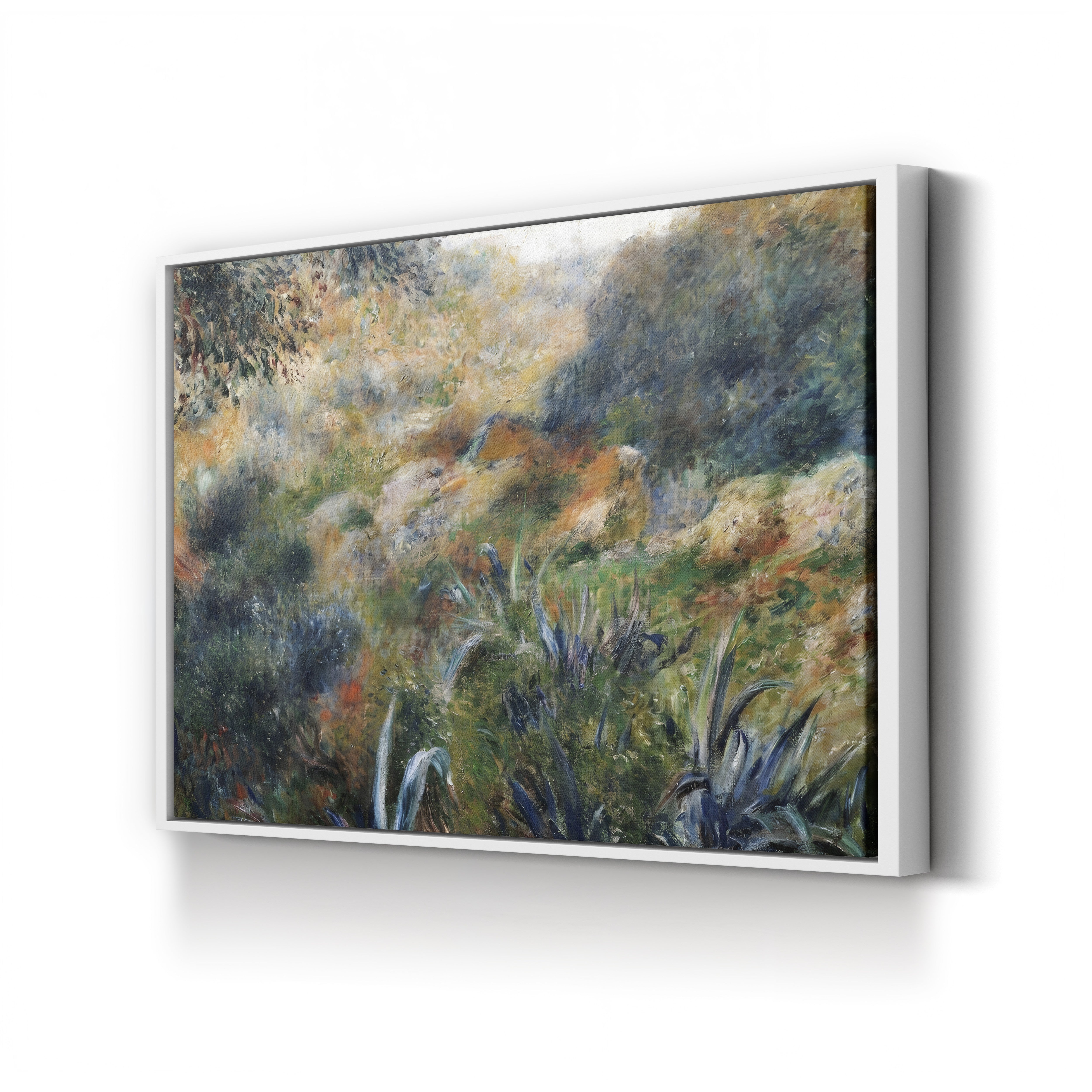 Algerian Landscape: Ravine de la Femme Sauvage, 1881 – Pierre-Auguste Renoir Wall Art | Impressionist Landscape Canvas Print