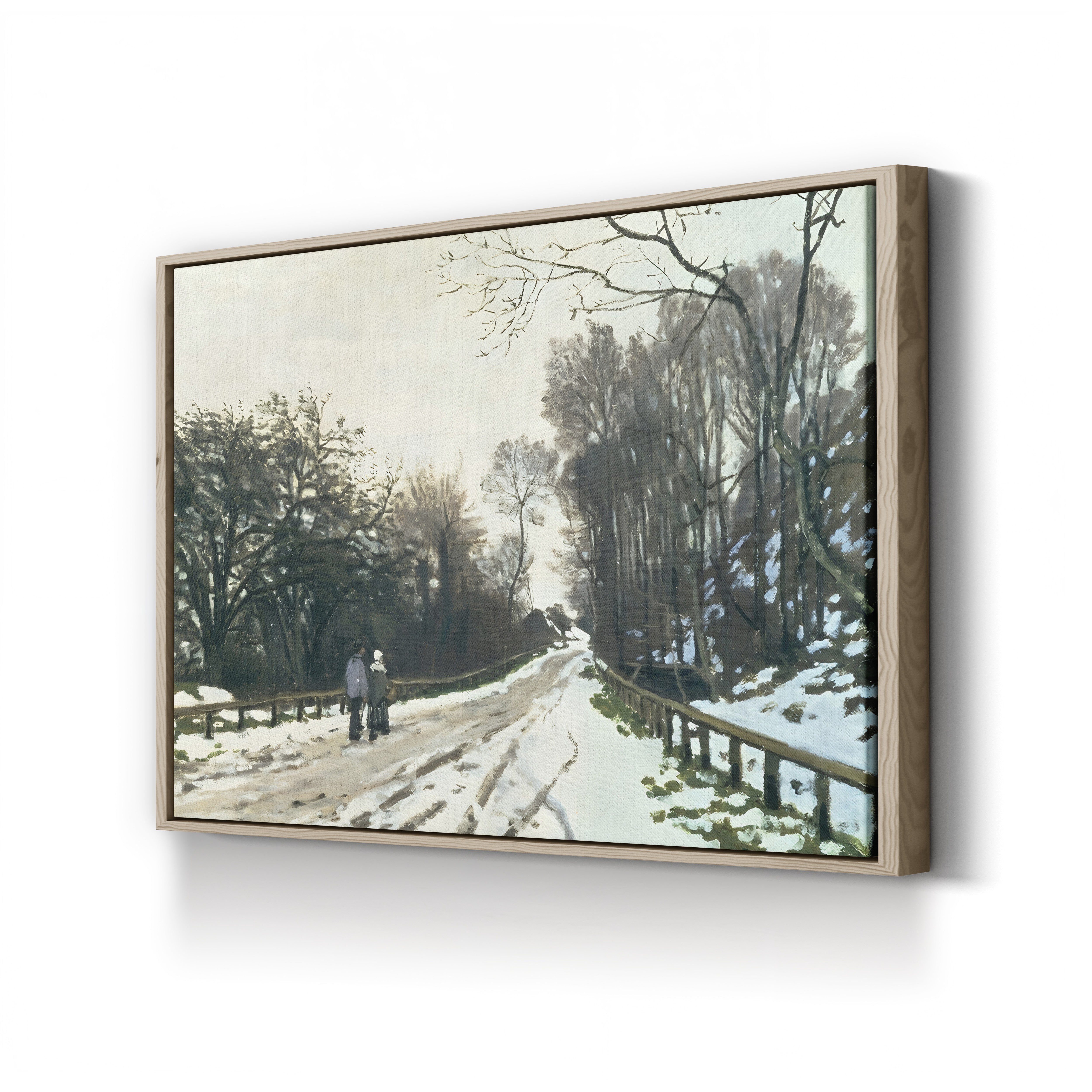 Road toward the Farm Saint-Siméon, Honfleur (Route de la Ferme Saint-Siméon), 1867 by Claude Monet