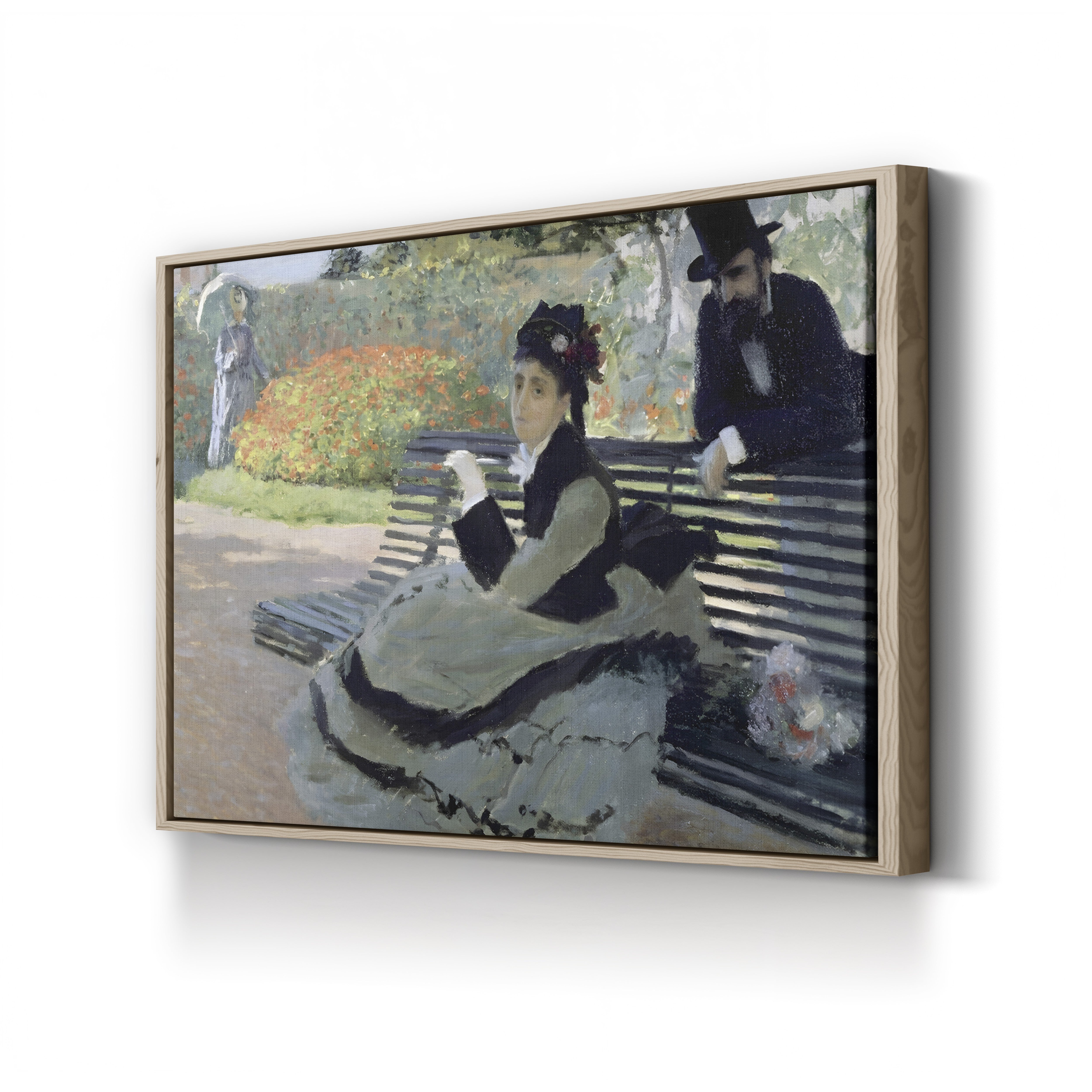 Camille Monet on a Garden Bench (Madame Monet on a Garden Bench), 1873 by Claude Monet
