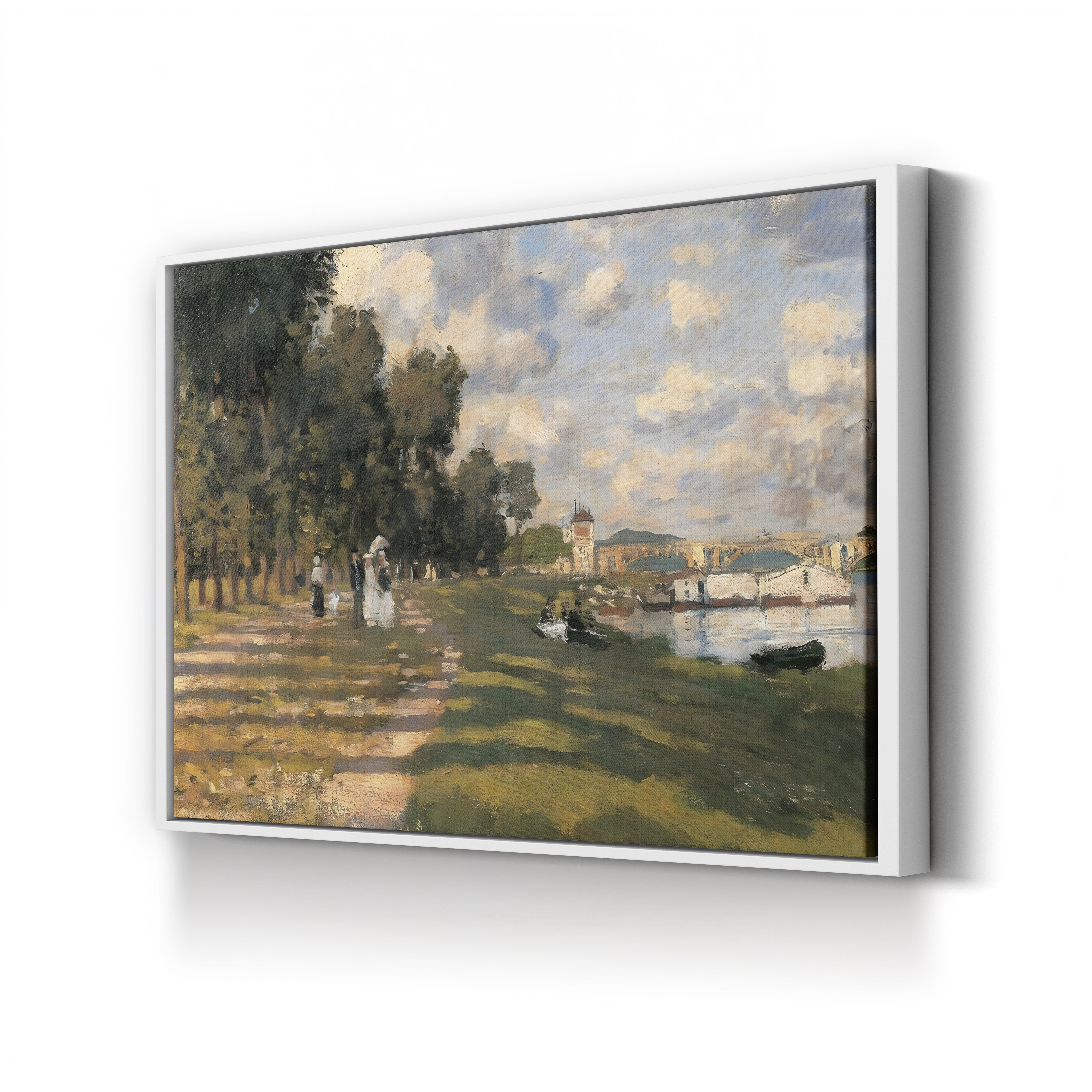Basin at Argenteuil, 1872 – Claude Monet Wall Art | Musée d'Orsay Impressionist Canvas Print
