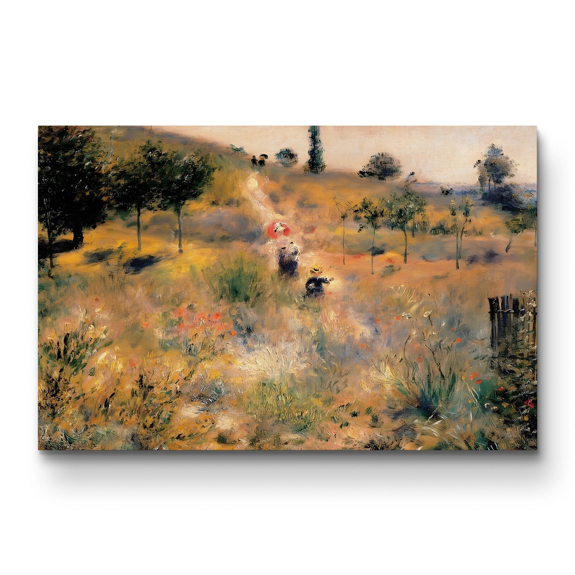 Pathway Through Tall Grass, c. 1875 – Renoir Wall Art | Impressionist Canvas