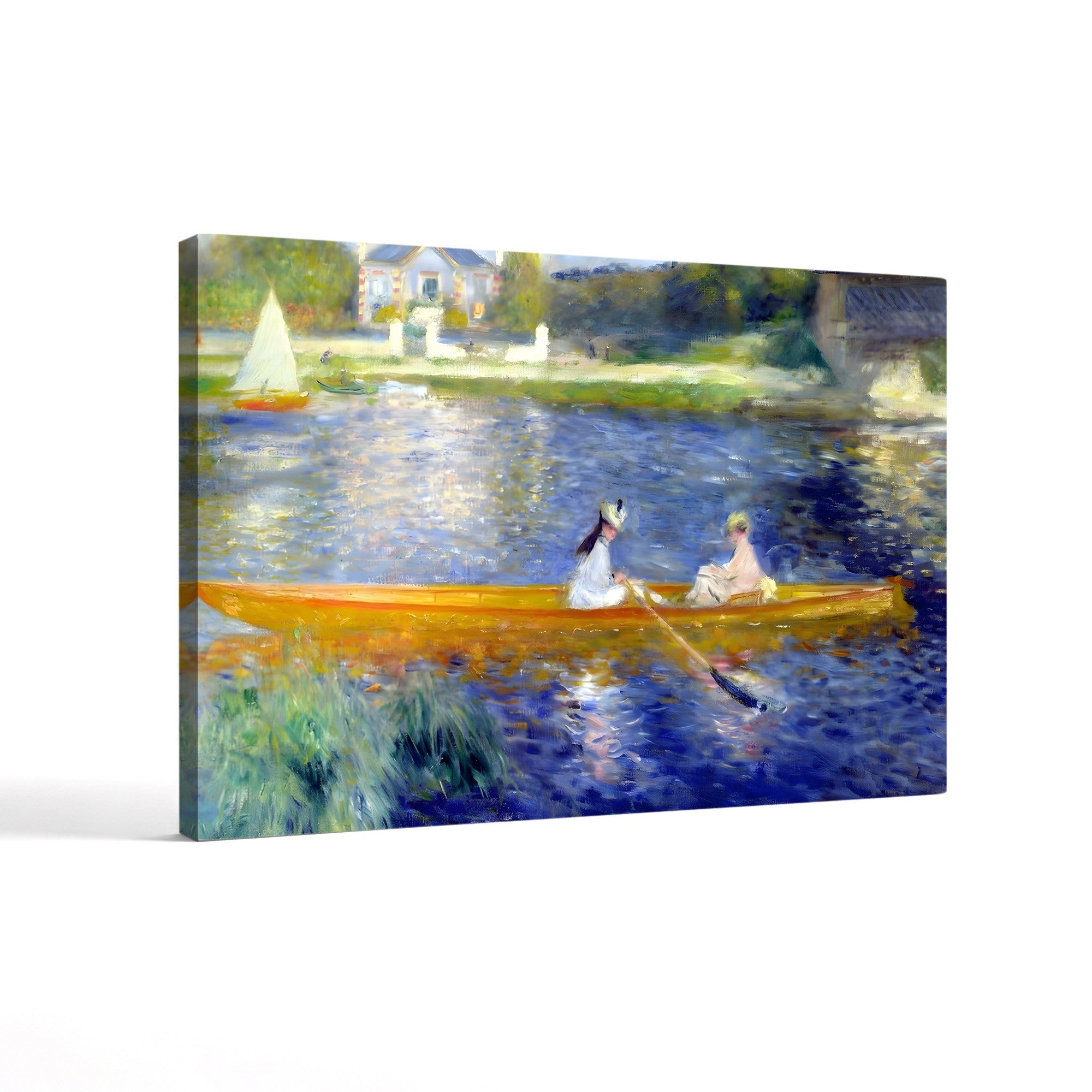 The Skiff (La Yole) – Pierre-Auguste Renoir Wall Art | Impressionist Boating Canvas Print