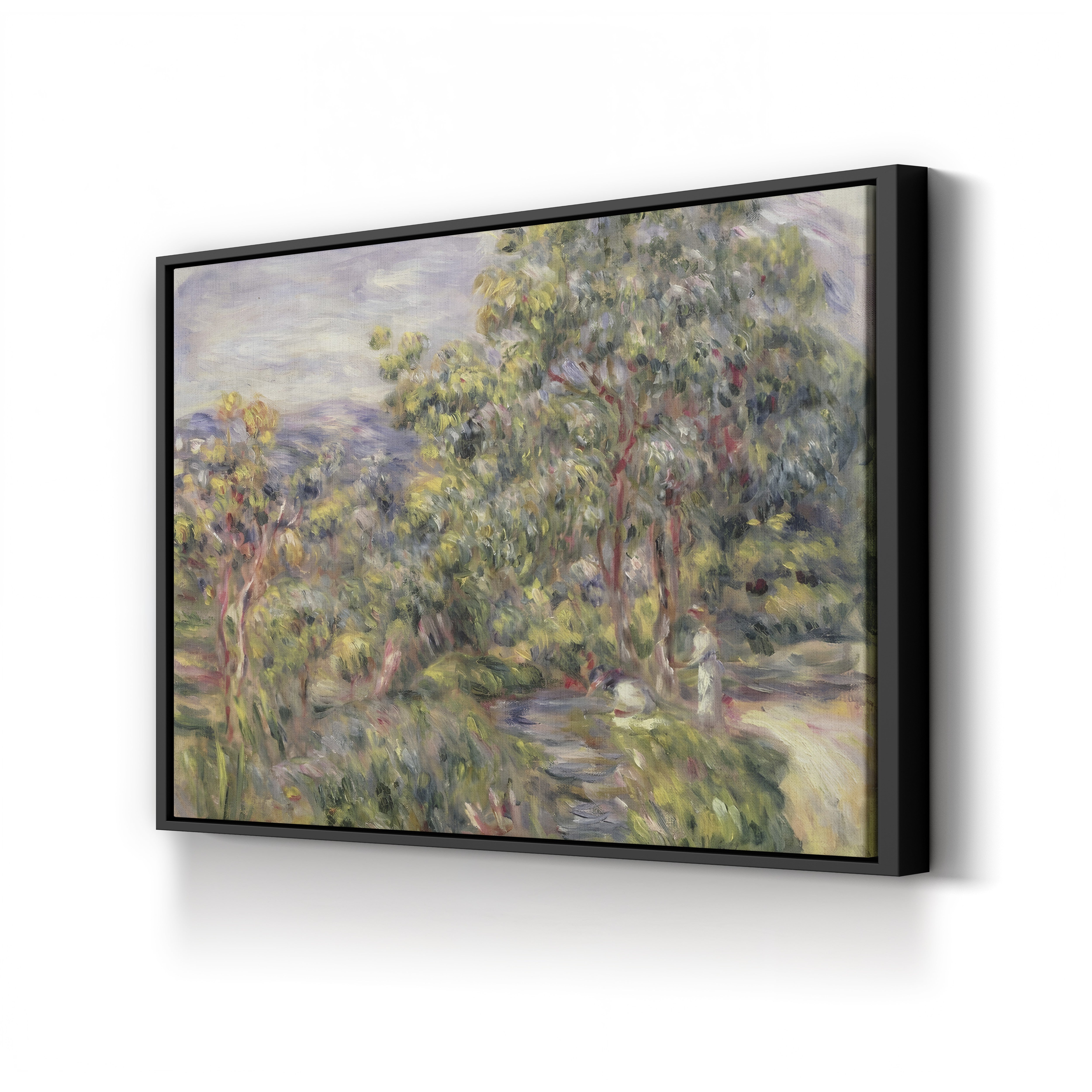 View of Cagnes, 1900 – Pierre-Auguste Renoir Wall Art | Impressionist Provence Canvas Print