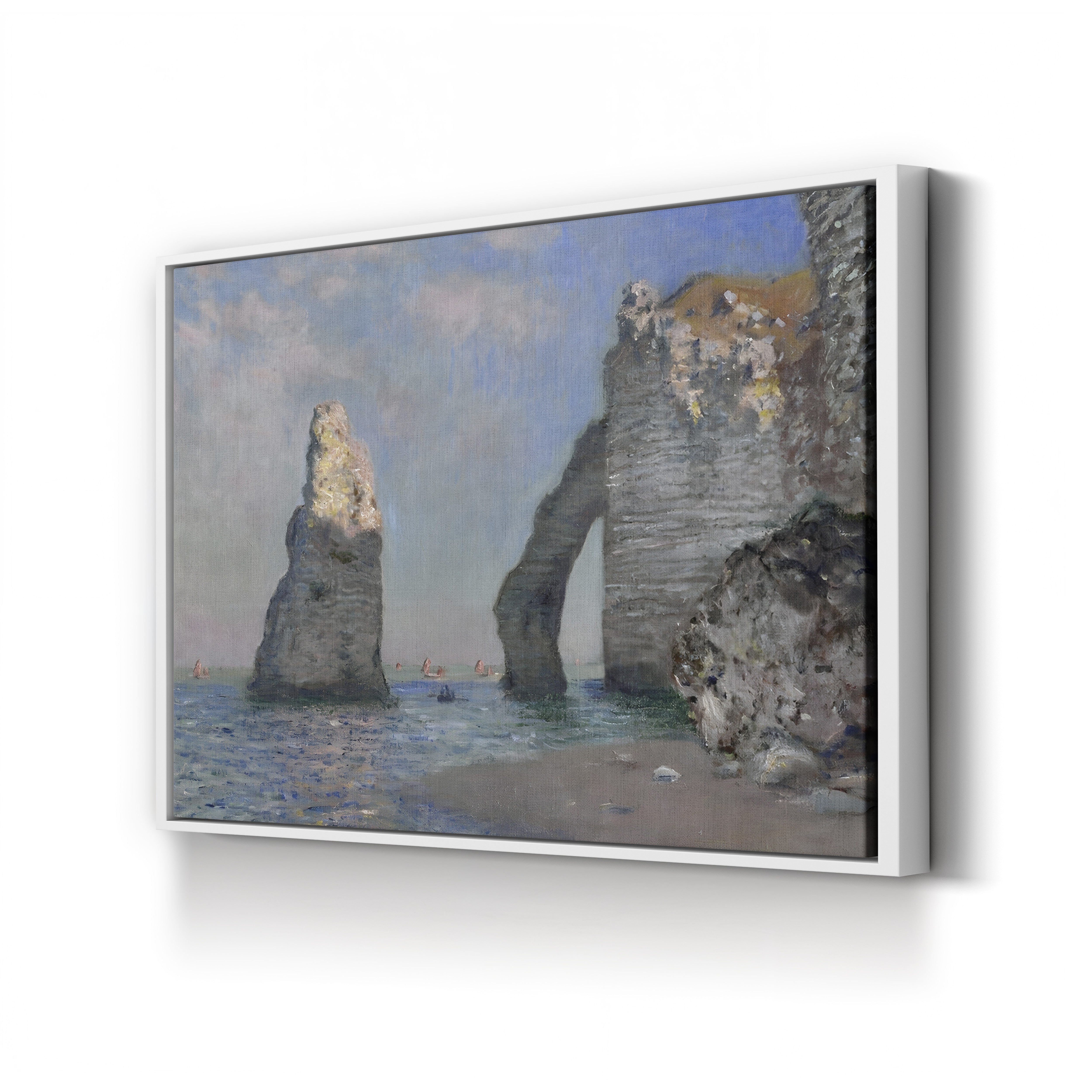 The Cliffs at Étretat (Les Falaises à Étretat), 1885 by Claude Monet