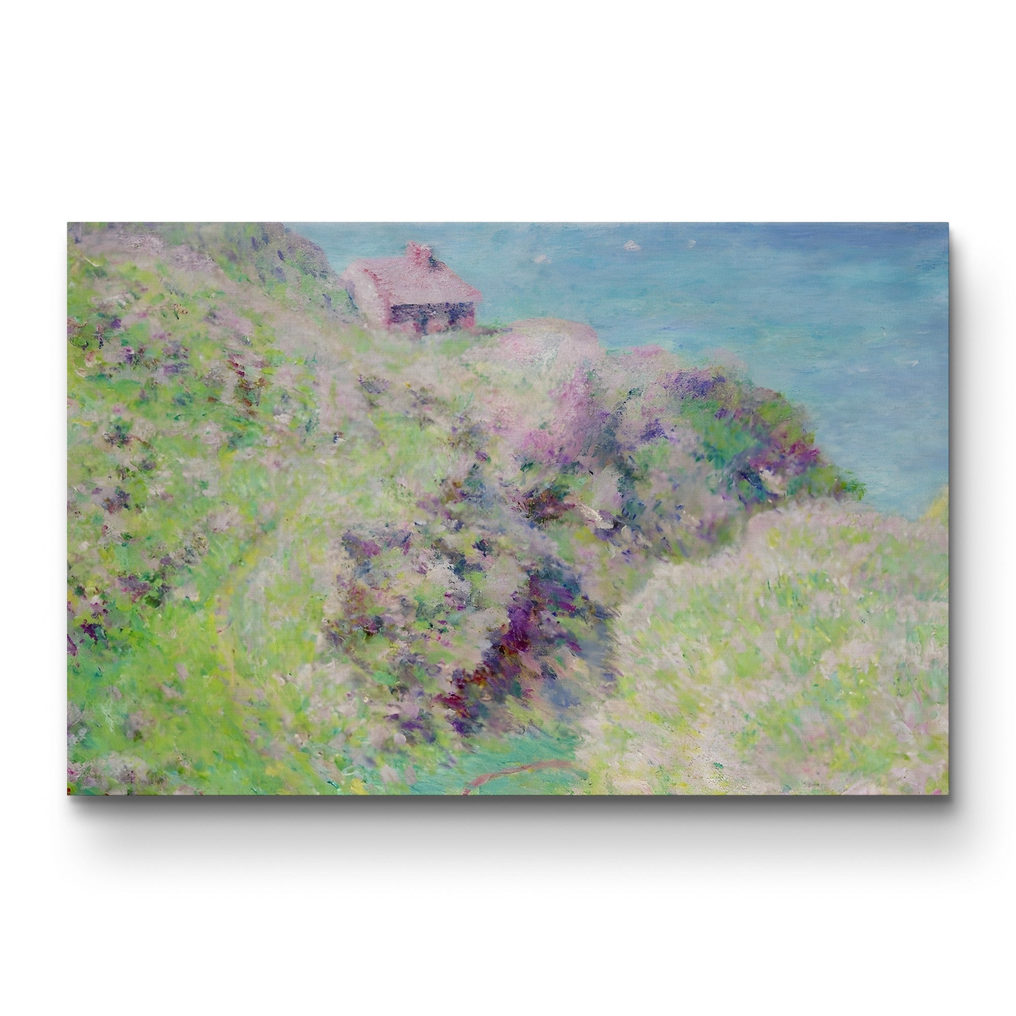 Customs House at Varengeville, 1897 – Claude Monet Wall Art | Impressionist Coastal Canvas Print