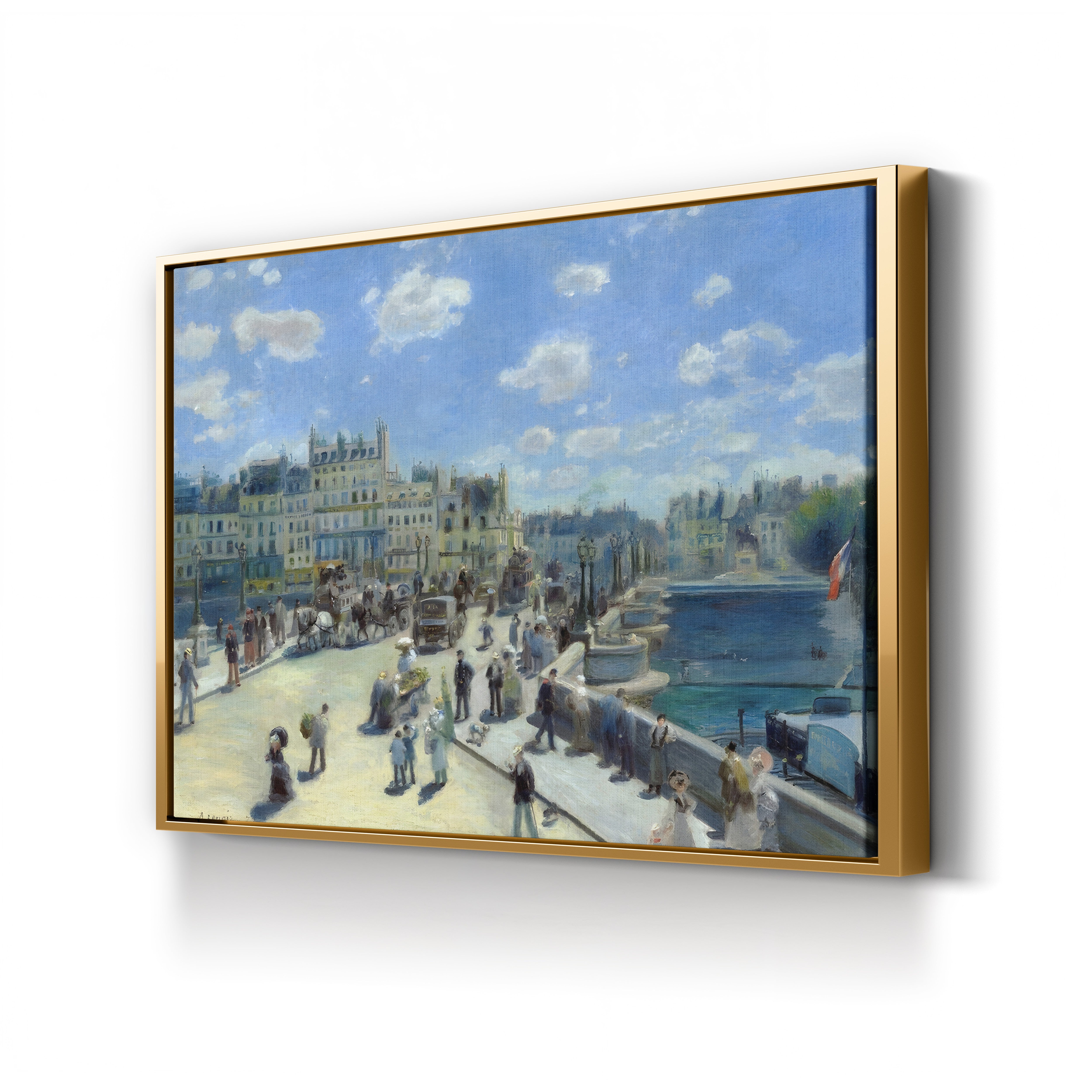 Pont Neuf, Paris – Renoir Wall Art | Impressionist Cityscape Canvas