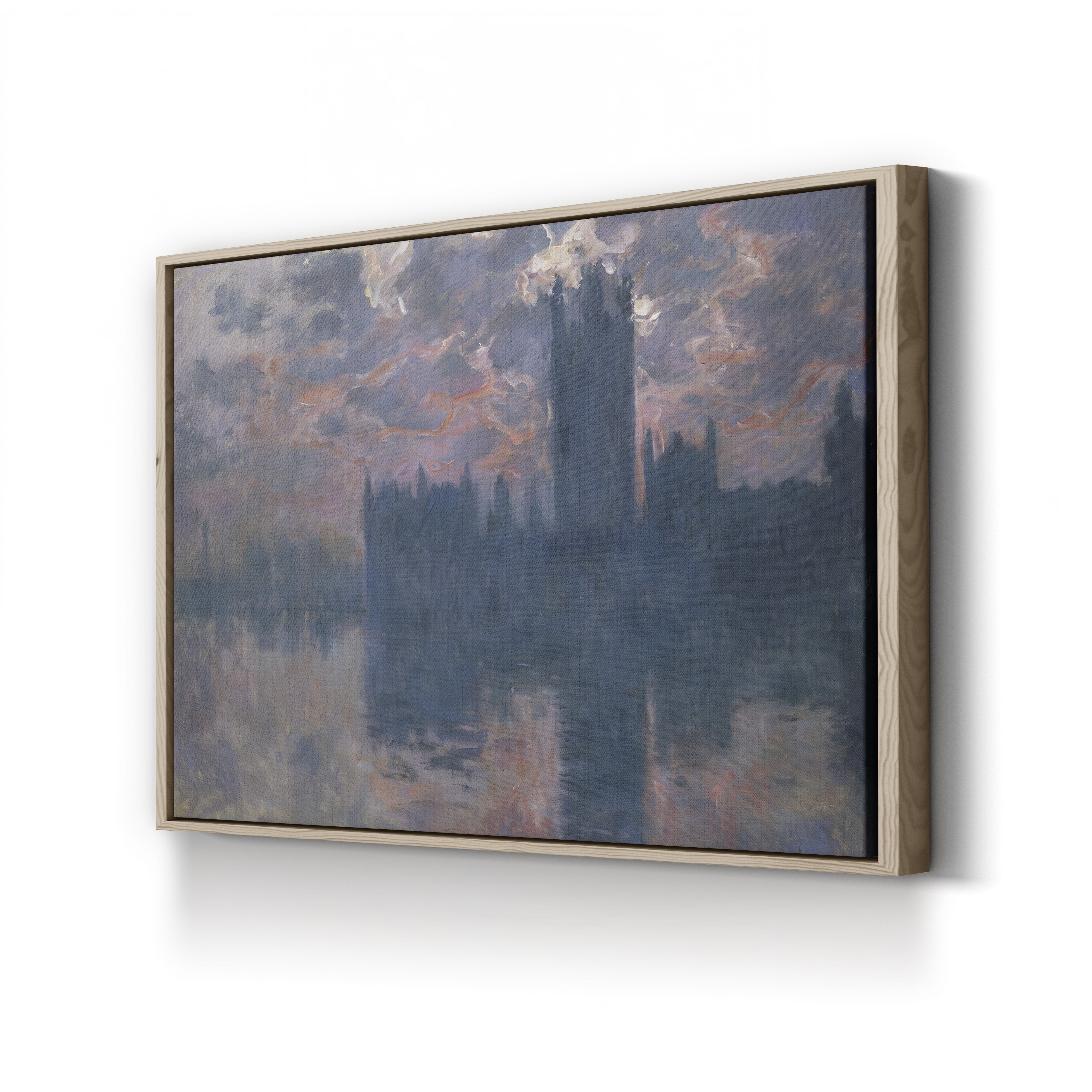 Houses of Parliament, Sunset, 1902 – Claude Monet Wall Art | Impressionist London Series Canvas Print