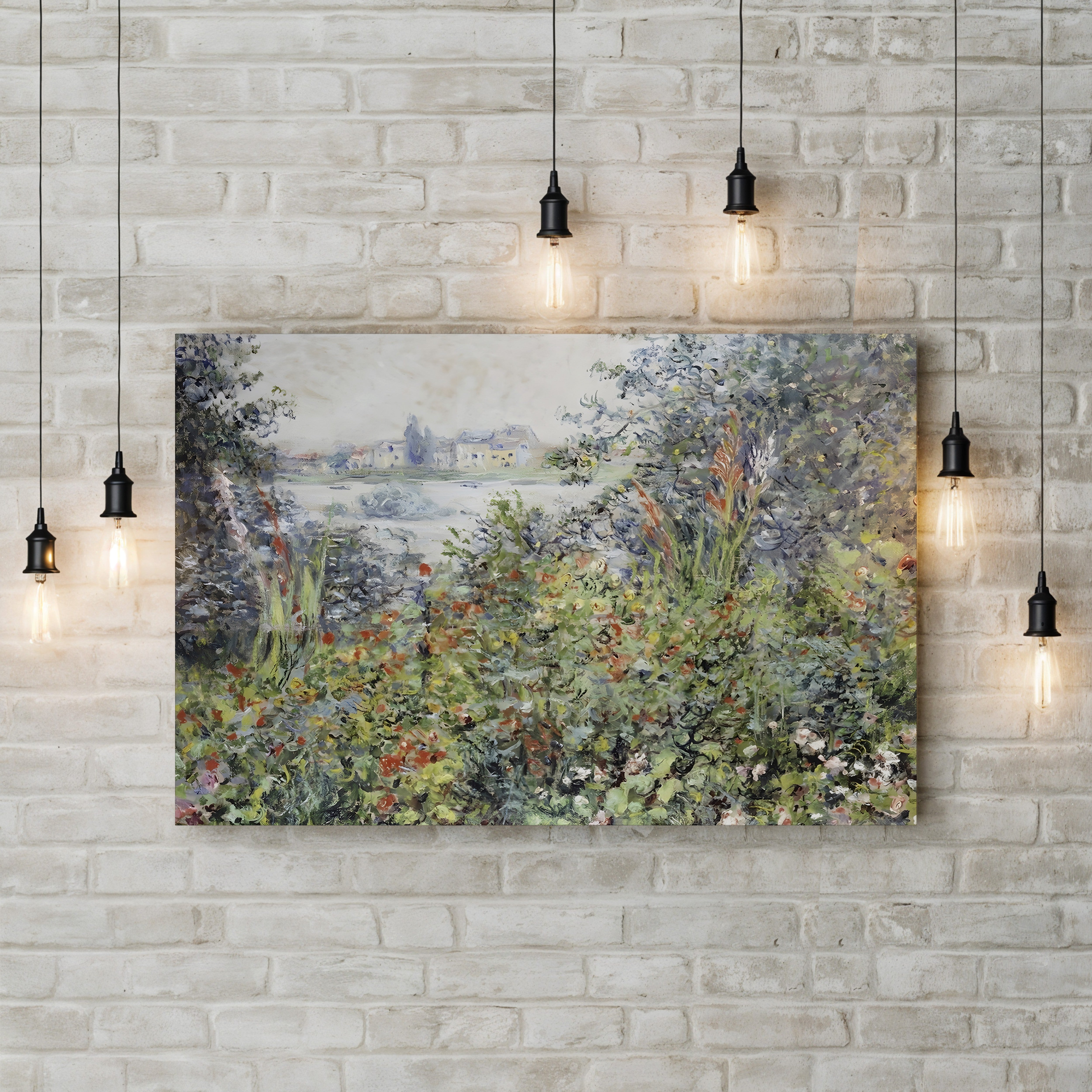 Flowers at Vétheuil (Fleurs à Vétheuil), 1881 – Claude Monet Wall Art | Impressionist Floral Garden Print