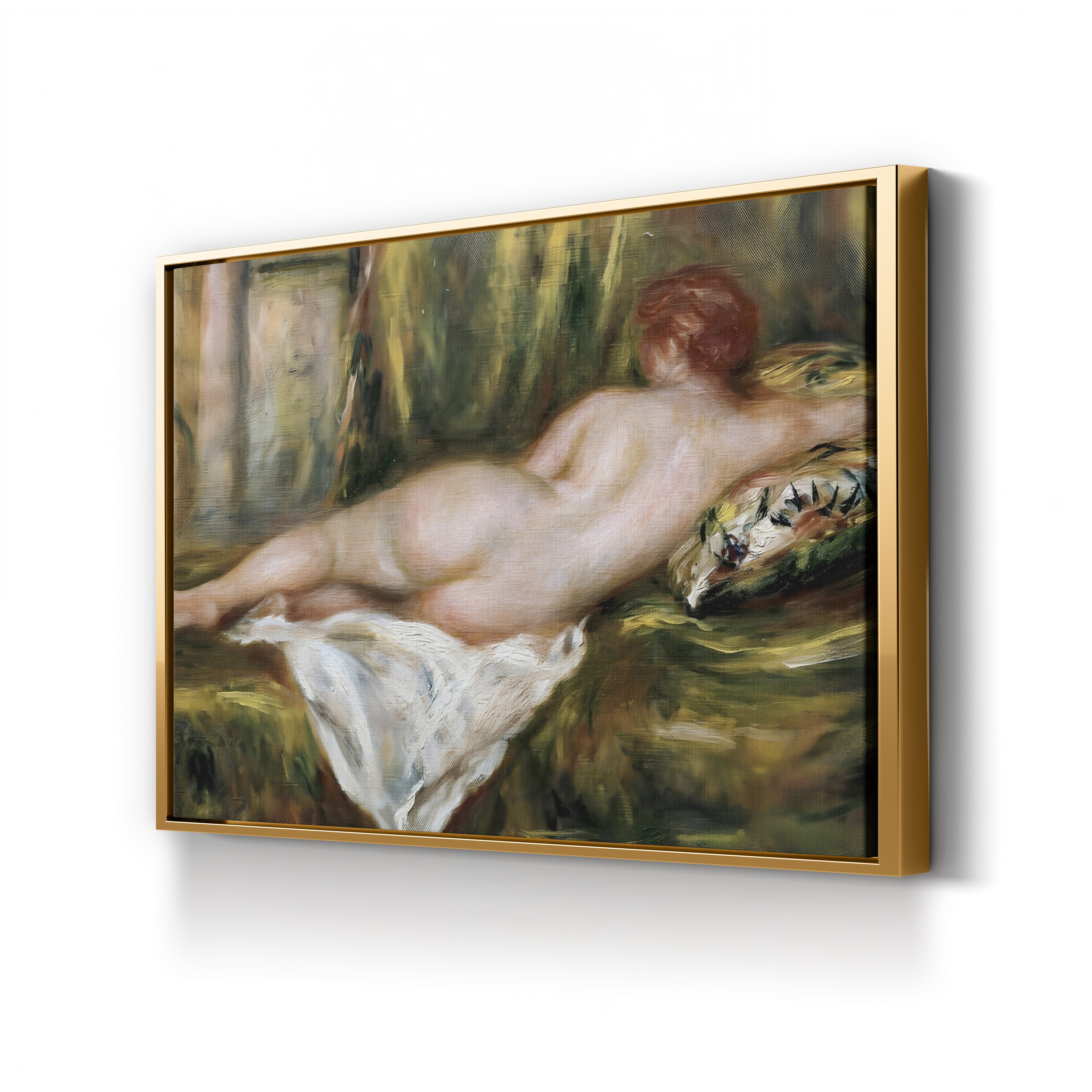 Reclining Nude After the Bath, c.1909 – Renoir Wall Art | Impressionist