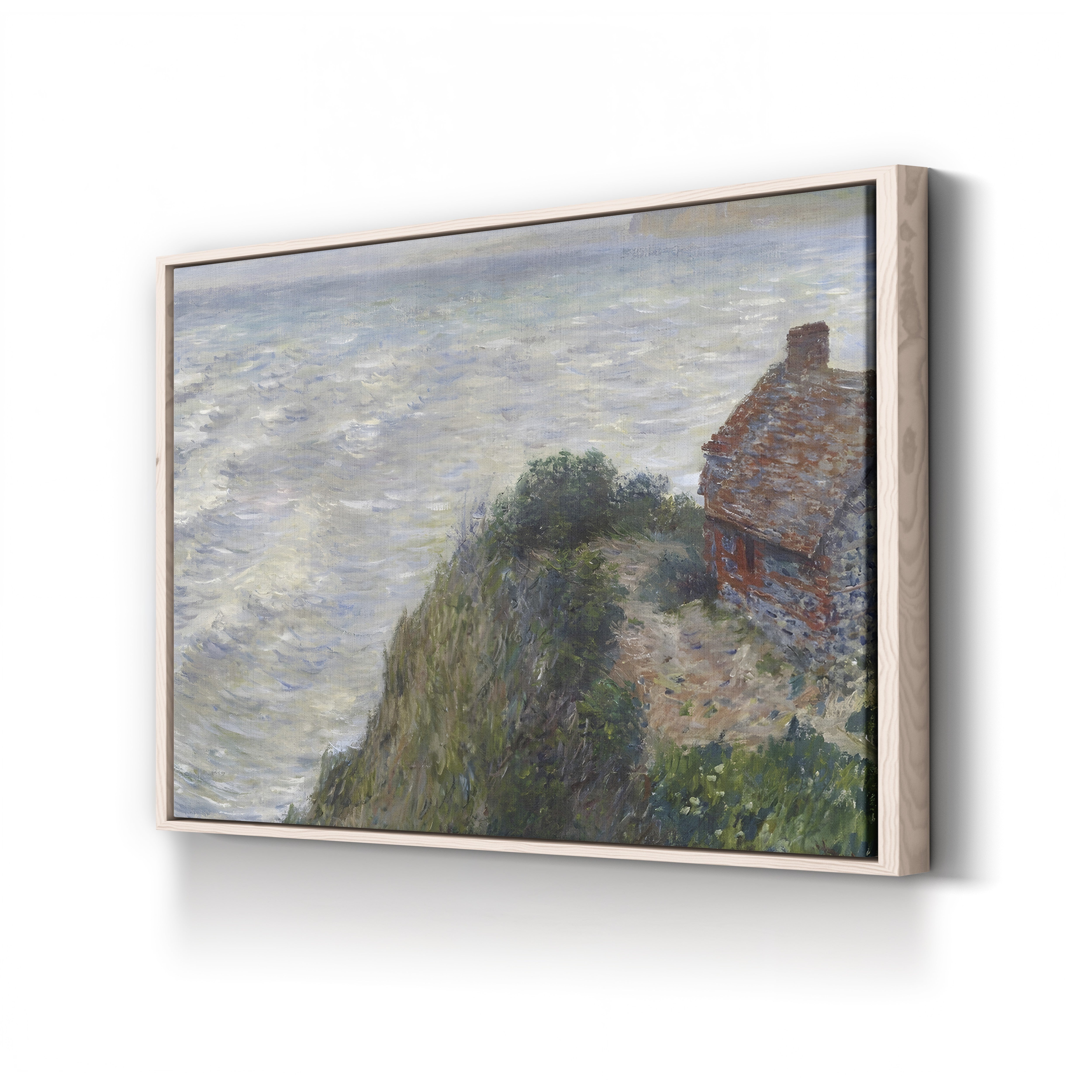 Fisherman's House at Petit-Ailly, 1882 – Claude Monet Wall Art | Impressionist Normandy Coastal Print