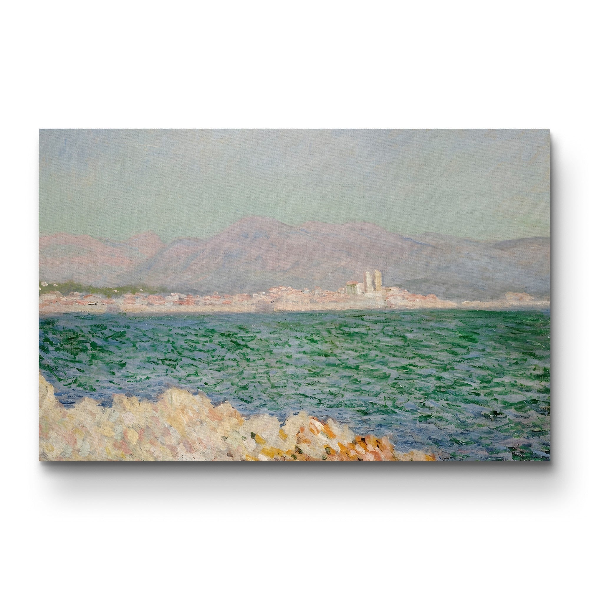 Gulf of Antibes, 1888 – Claude Monet Wall Art | Impressionist Mediterranean Seascape Canvas Print