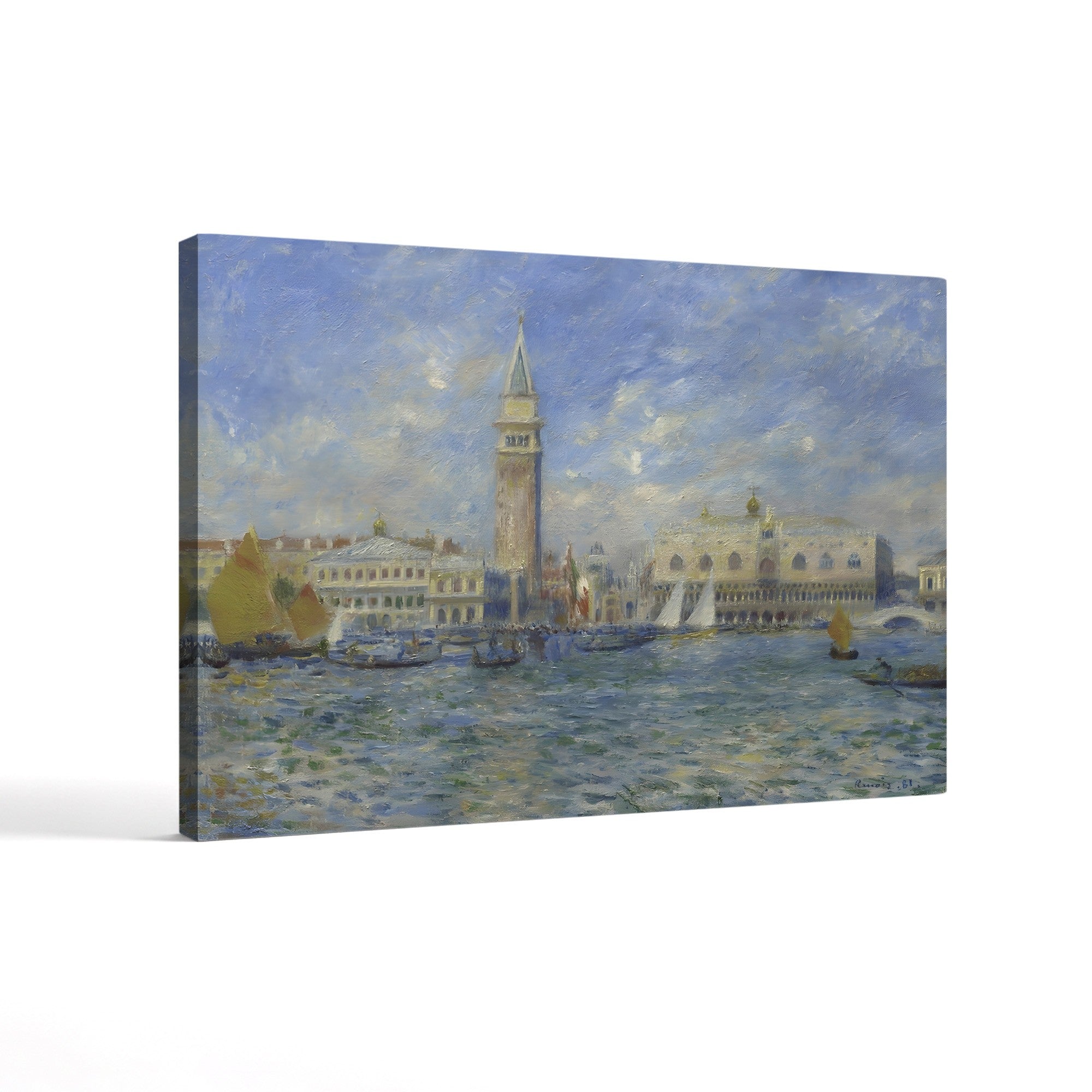 Venice, the Doge's Palace, 1881 – Pierre-Auguste Renoir Wall Art | Impressionist Venetian Canvas Print