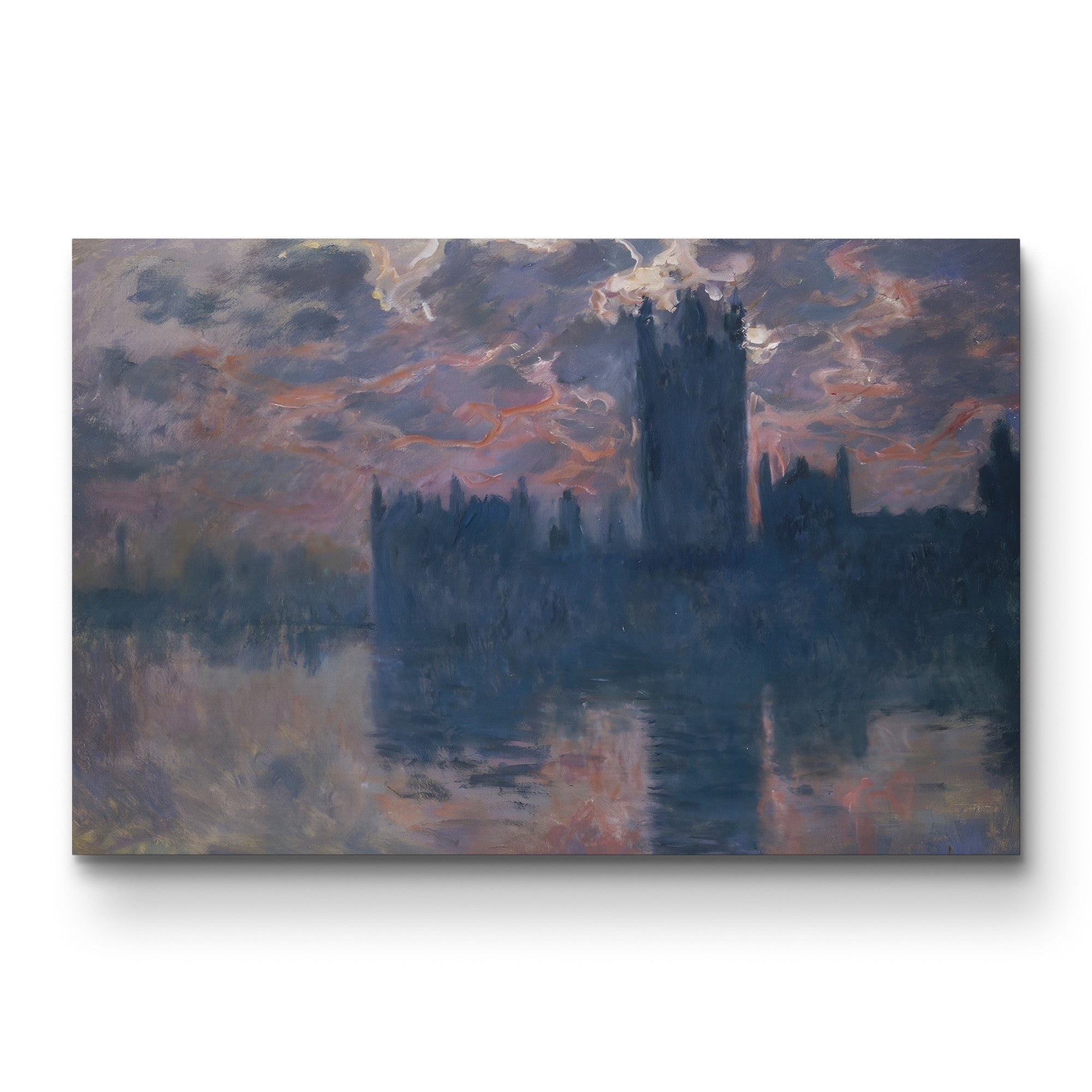 Houses of Parliament, Sunset, 1902 – Claude Monet Wall Art | Impressionist London Series Canvas Print