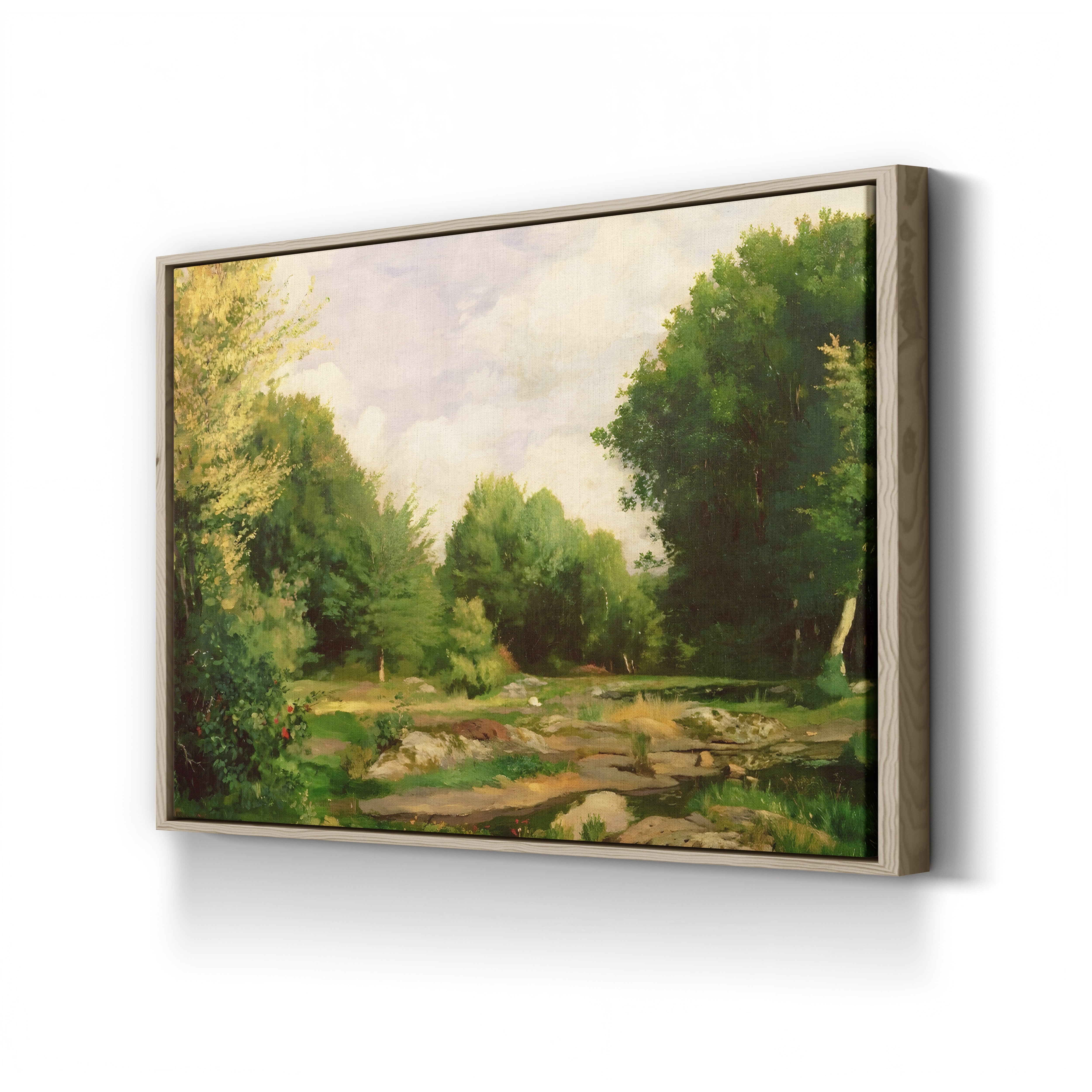 Clearing in the Woods, 1865 – Pierre-Auguste Renoir Wall Art | Early Impressionist Landscape Canvas Print