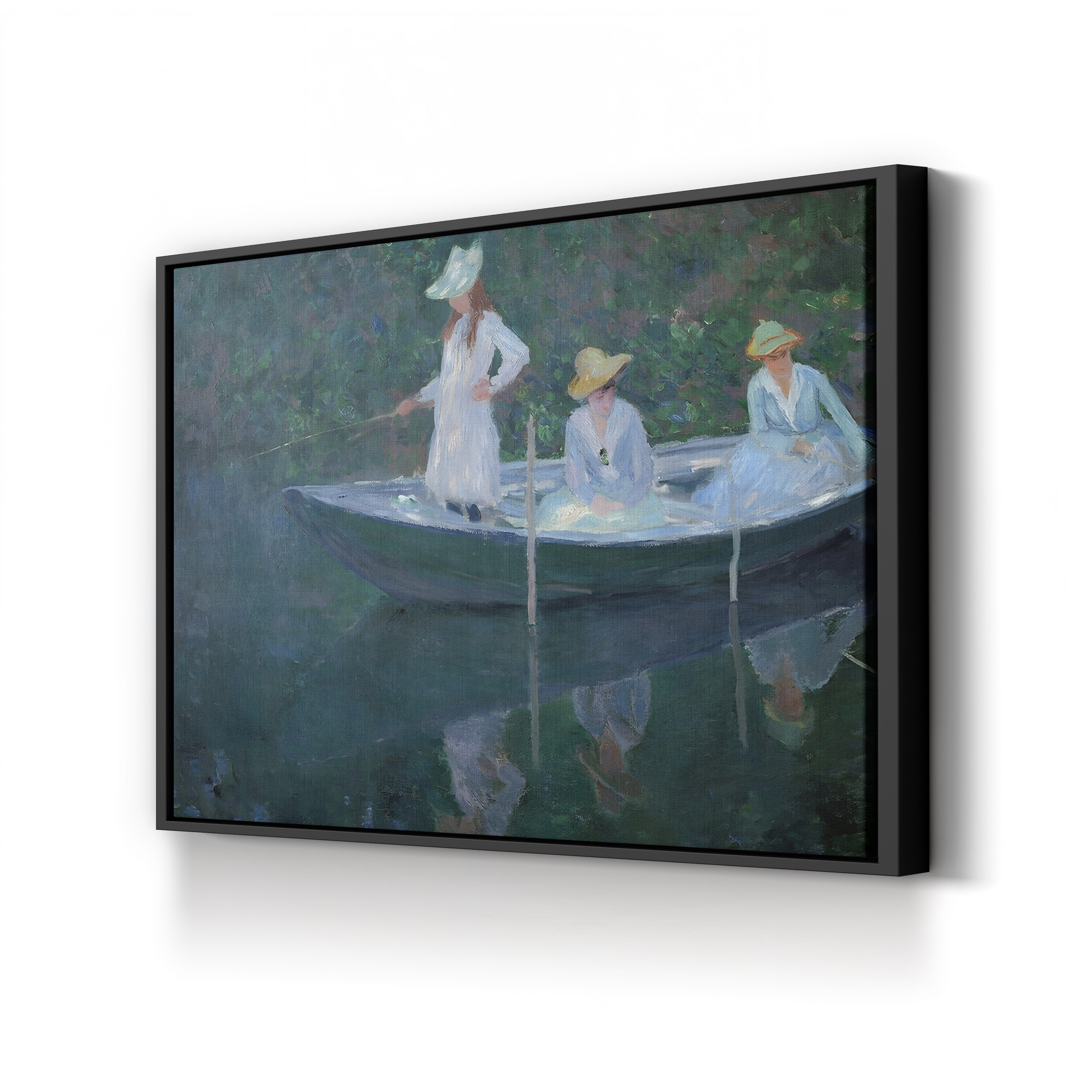 The Boat at Giverny (En norvégienne), c. 1887 by Claude Monet